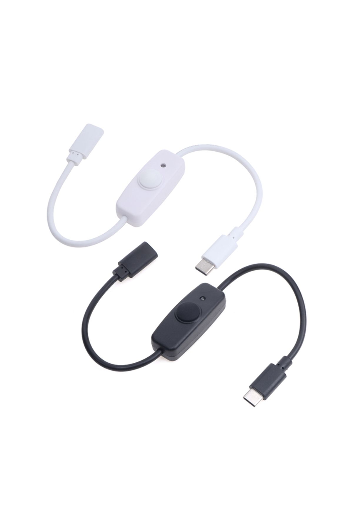 Choice-USB Type C With ON/OFF Switch Power Button 30CM Charging Extension Cable Universal Type-C 4