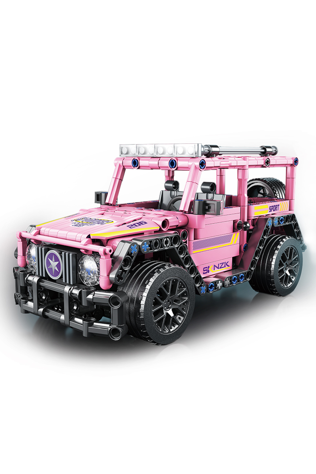 بدون جعبه اصلی، مجموعه بلوک‌های ساختمانی ماشین سرعت ToylinX City – خودروی لوکس مسابقه‌ای سوپر ریسرز