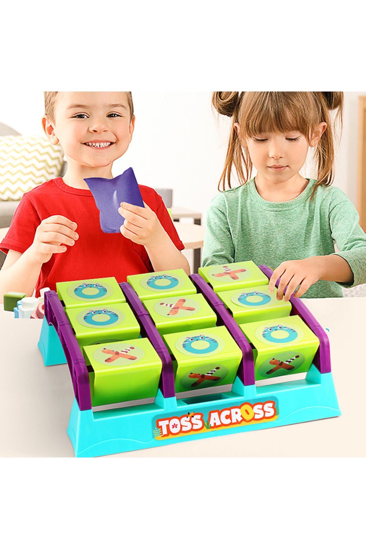 Choice-Tic Tac Toe Toss Sandbag Throwing Game Tictactoe Tossing Game Children multiplayer Sport Toy Outd... 3