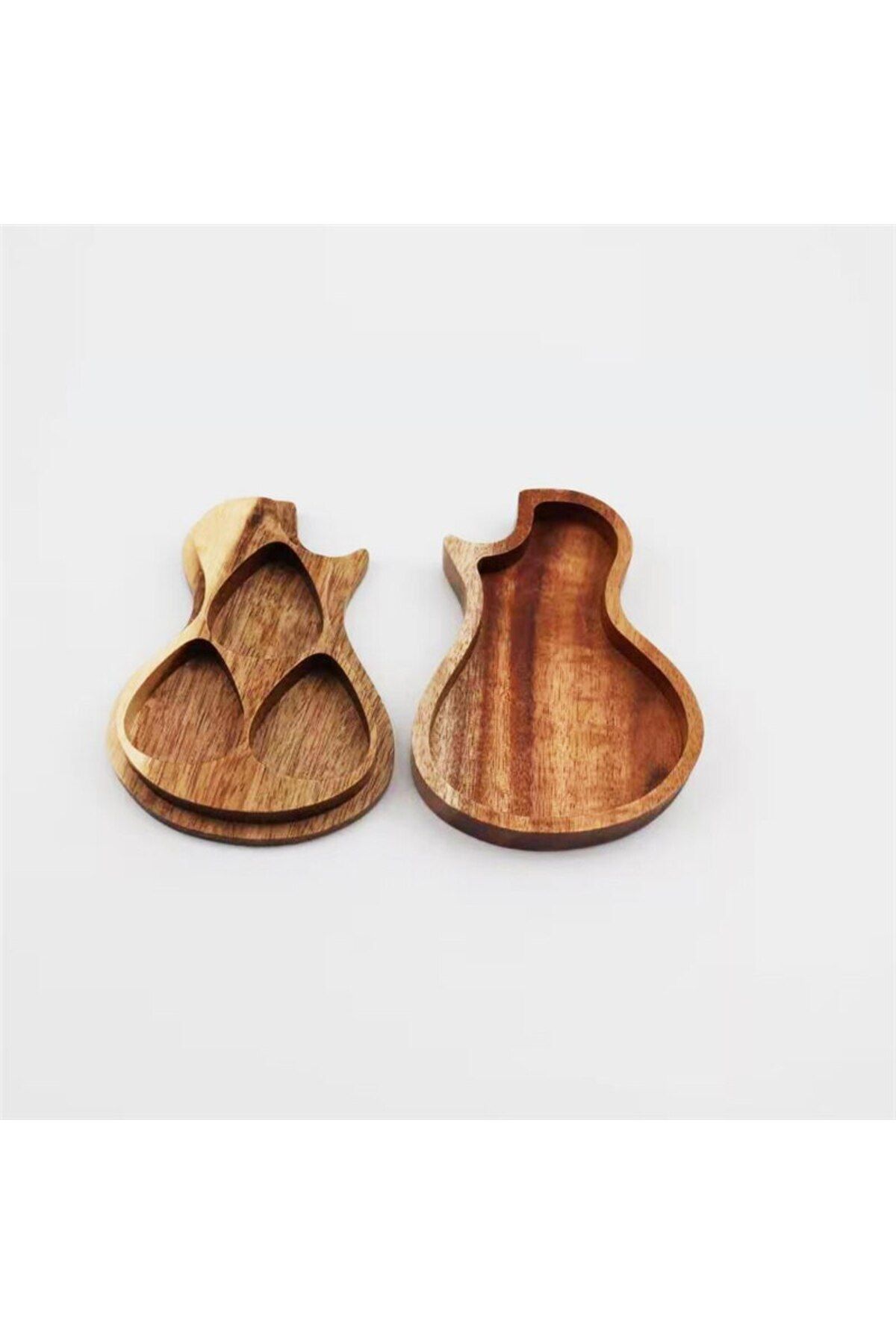 Choice-Wooden Guitar Picks Box Guitar Pick Storage Box Holder Plectrum Container No Guitar Picks Included 1