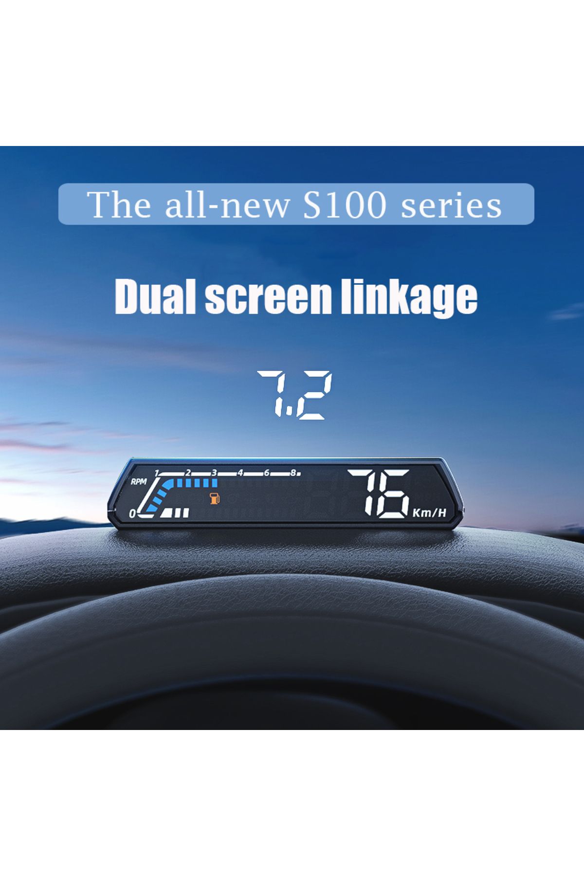 SDAO-HUD Head Up Display OBD Multifunctional Vehicle Instrument Transmission Oil Temperature Monitorin... 2