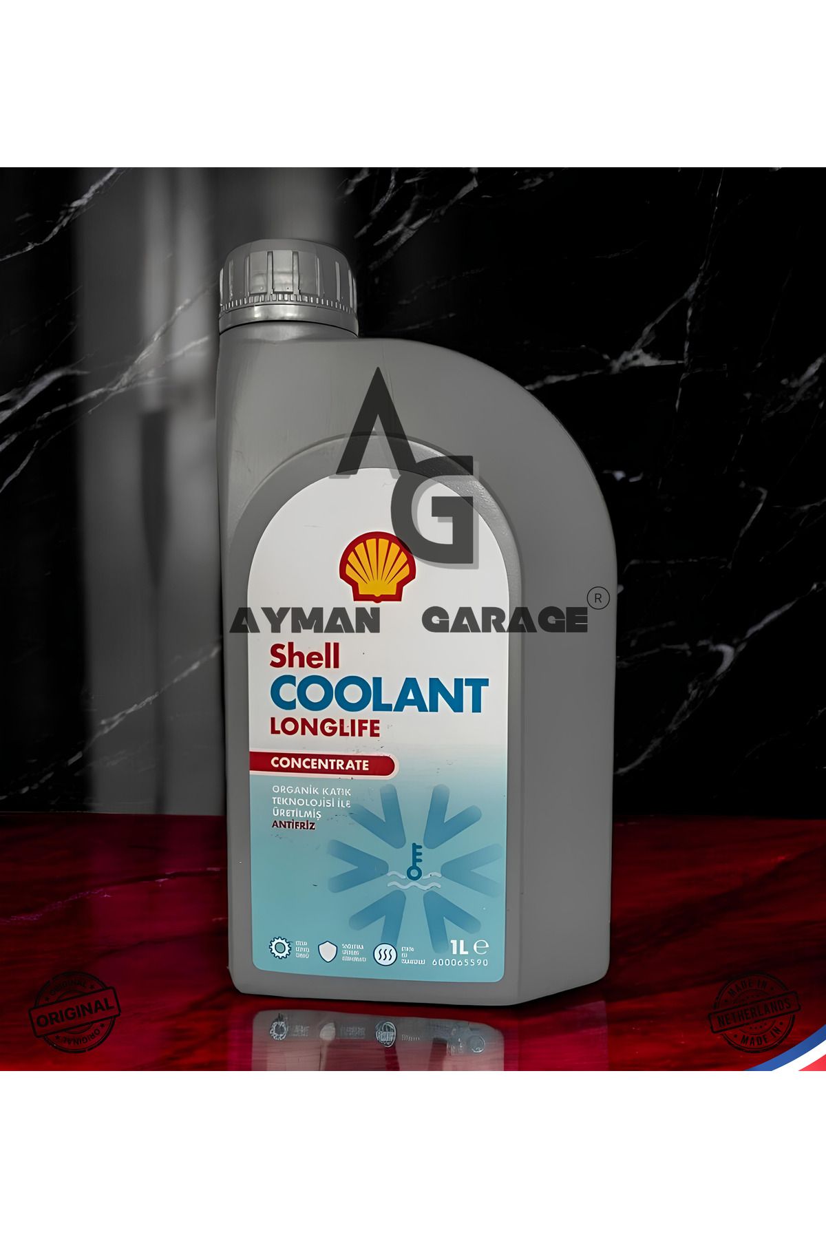 SHELL Coolant LongLife ORIJINAL Kırmızı Konsantre Antifriz 1 Litre