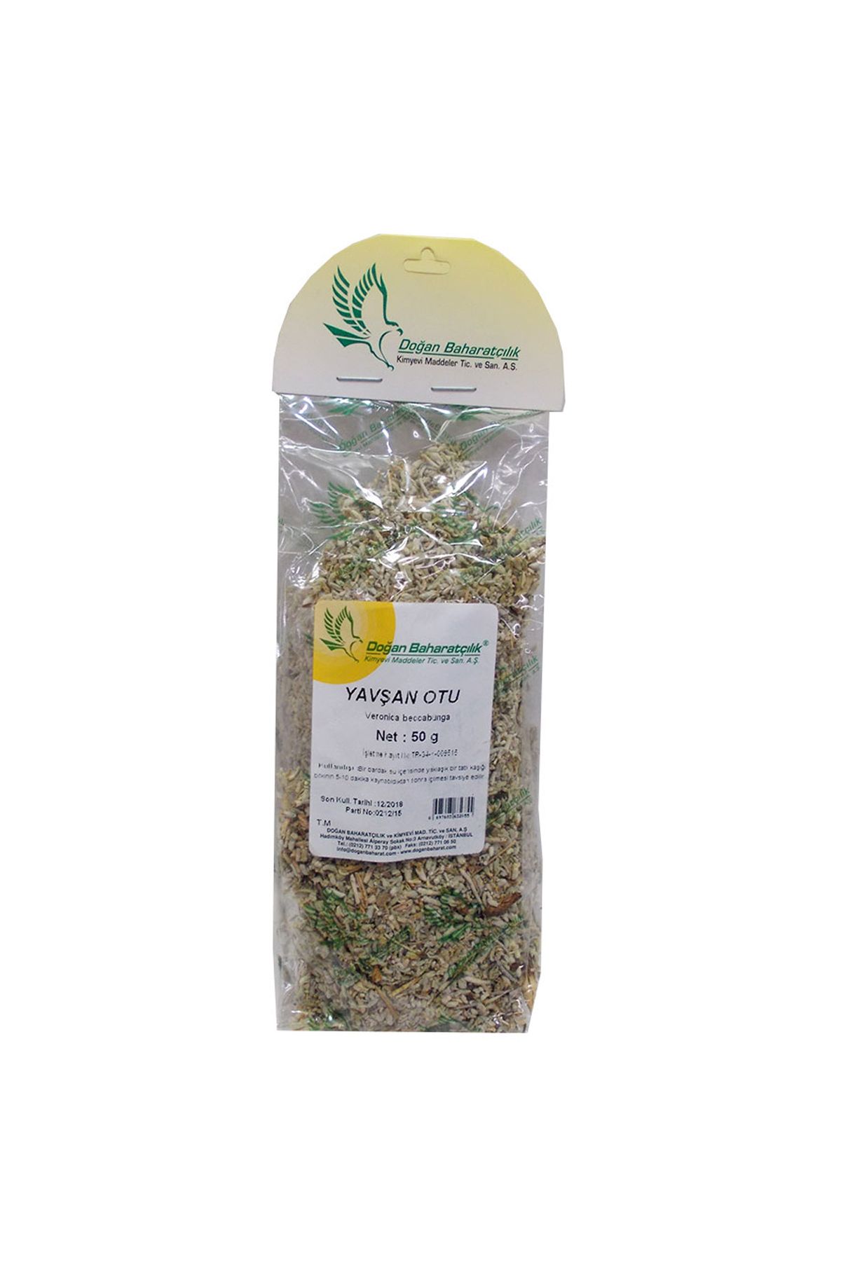 Doğan Yavşan Otu Doğal 50 Gr Paket