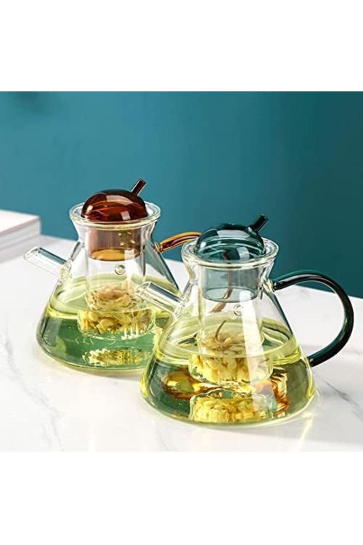 MIBRU-Tea and herbal glass jug 480ml orange 6