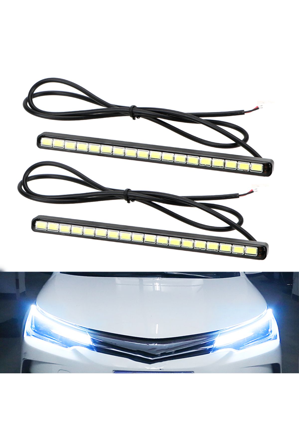 Choice-DRL Car Daytime Running Lights Car daytime LED light DC 12V 18 LEDs Car Styling 3
