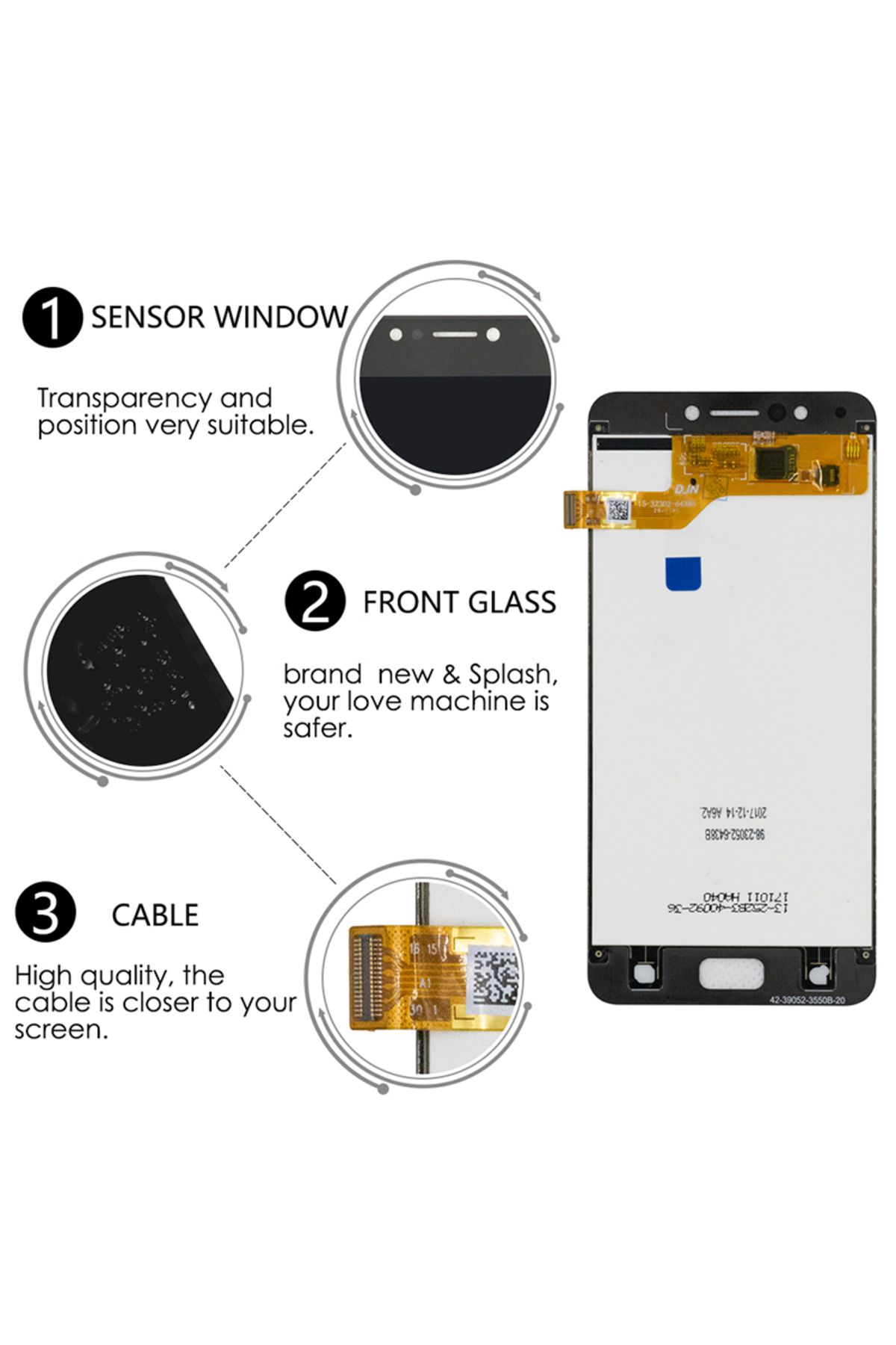 Choice-5.2" For Asus Zenfone 4 Max ZC520KL X00HD LCD Display Touch Screen Digitizer Assembly Frame Repla... 5