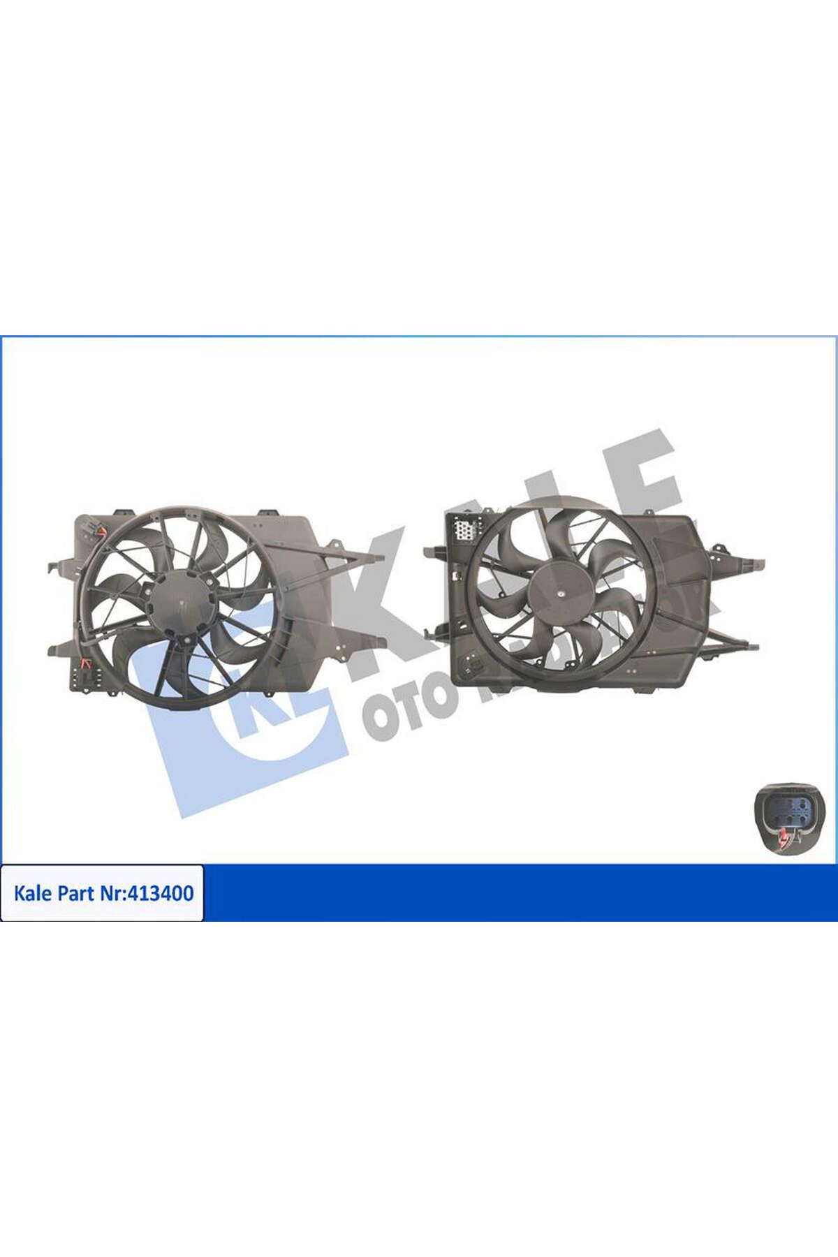 KALE FAN MOTORU DAVLUMBAZLI FORD FOCUS 250W-395mm 612138