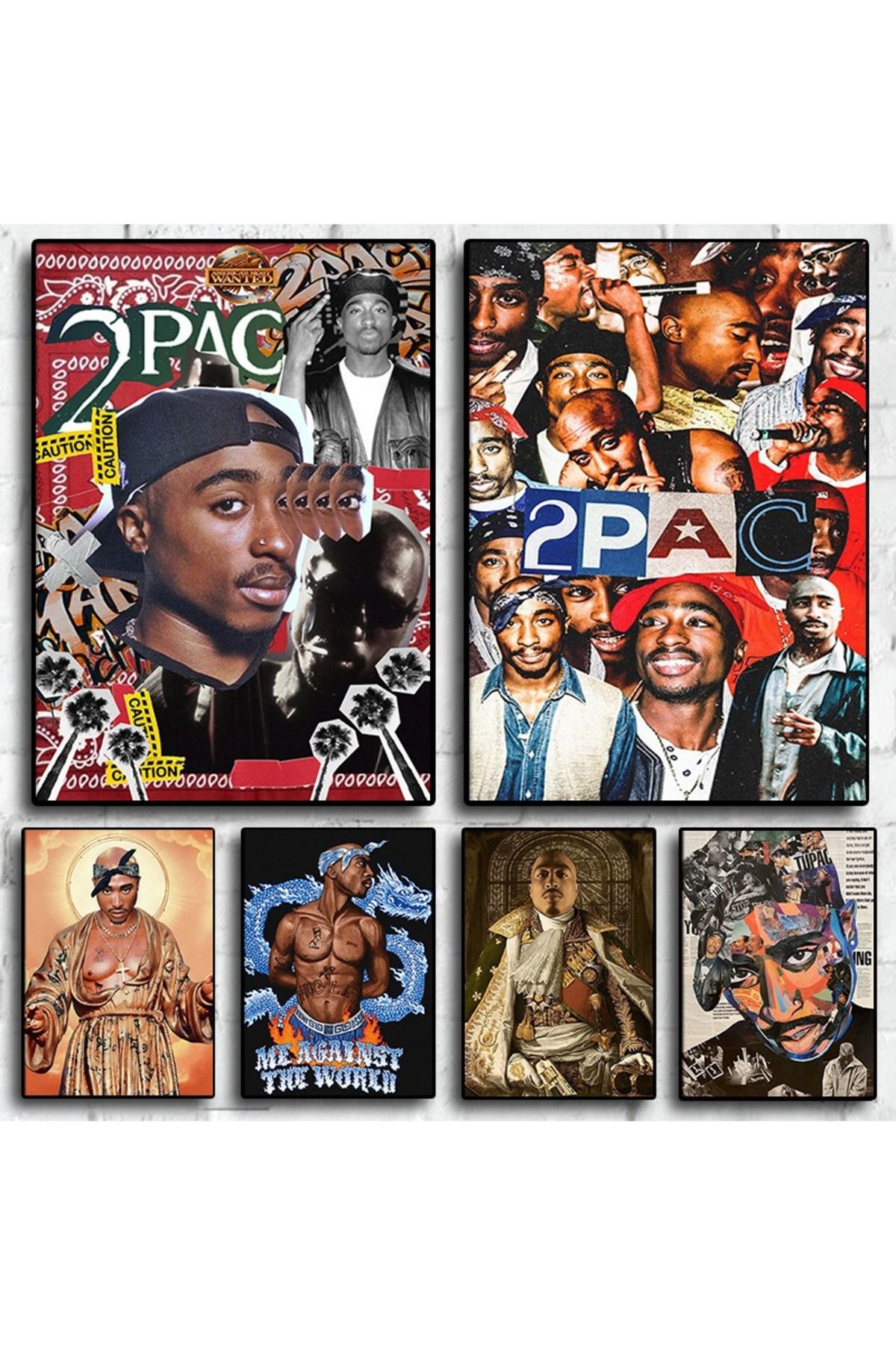 Choice-Famous Hip Hop Rapper 2PAC Tupac Star Poster Canvas Painting and Print Aesthetic Pop Poster Wall ... 8