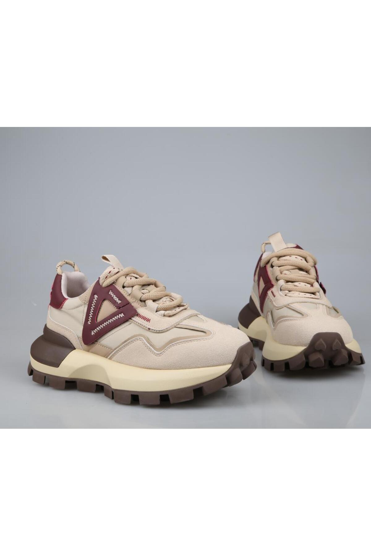 کفش اسنیکر زنانه راسته | پیر کاردین Pierre Cardin TYC0858648144MPCI-1100004 - تصویر 4