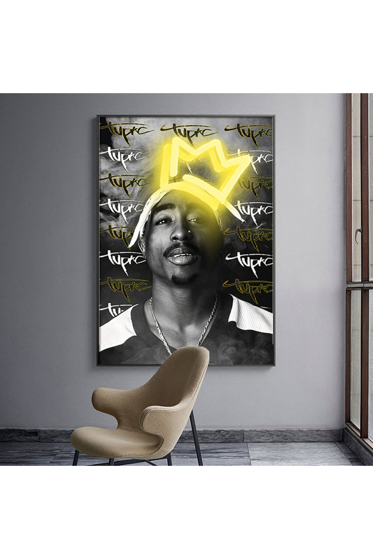 Choice-Famous Hip Hop Rapper 2PAC Tupac Star Poster Canvas Painting and Print Aesthetic Pop Poster Wall ... 5