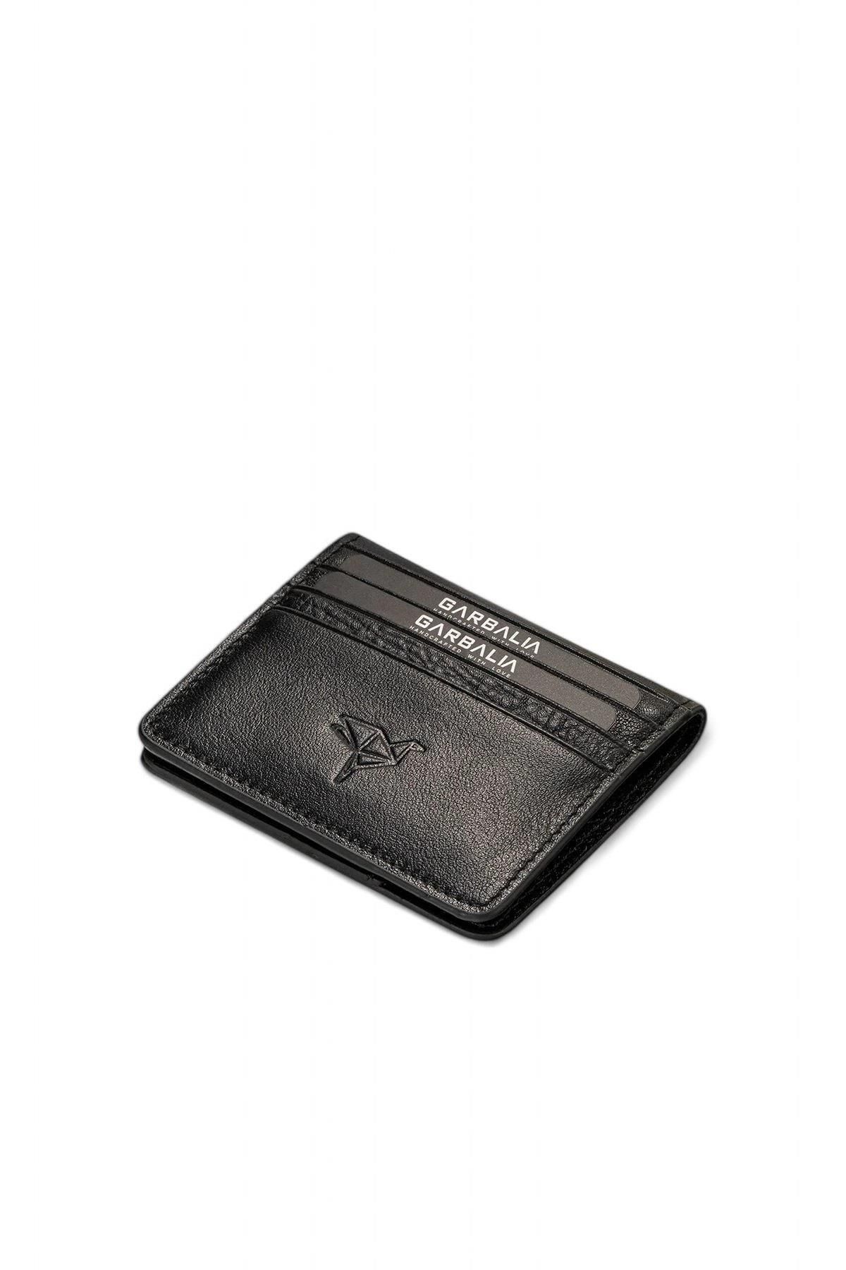 Garbalia-Argenta Genuine Leather Card Holder-Black 3