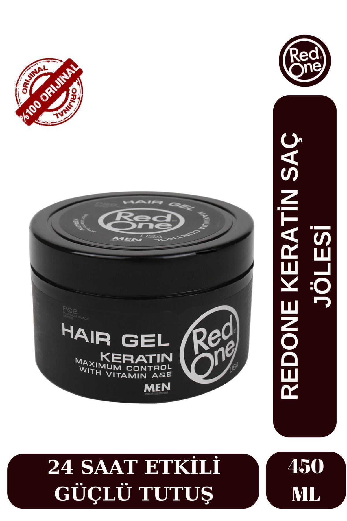 Red One Redone Doğal Keratinli Saç Şekillendirici Jöle - Güçlü Tutuş Ve Parlaklık 450 ml