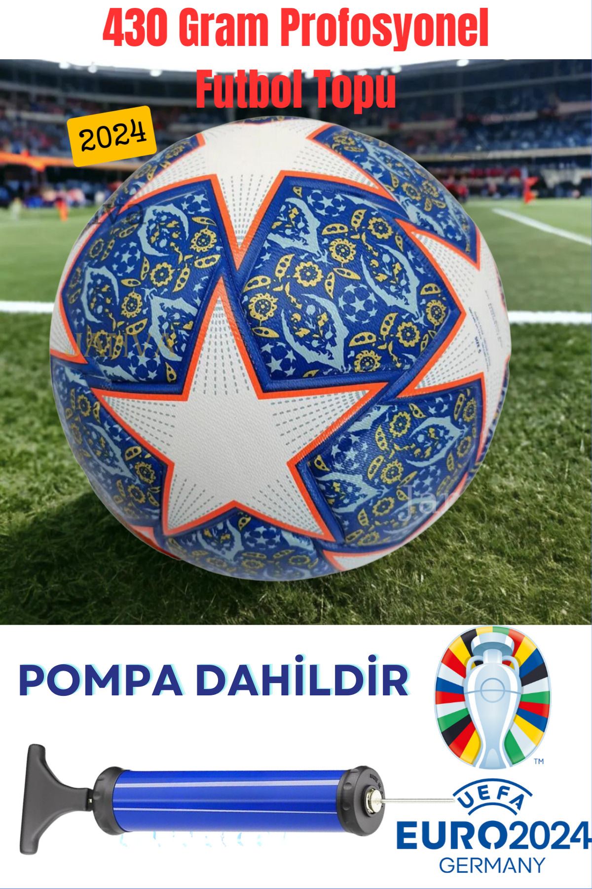 Janva Futbol Topu Dünya Kupası Özel Tasarım. 1.kalite Profosyonel Top Halı Saha Çim Saha Sporcu (420 Gram)