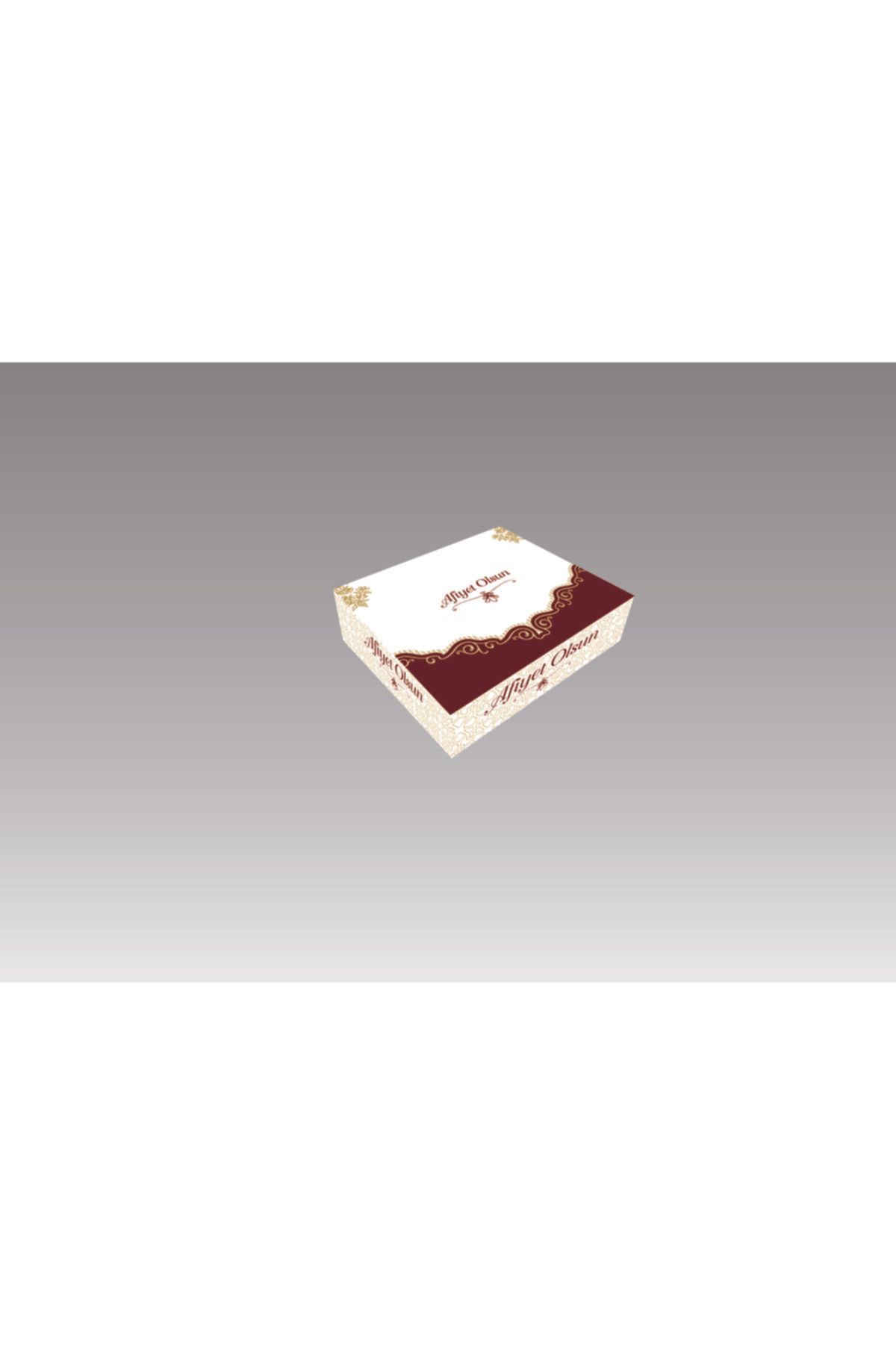 Mikasso 250 Gr Baklava Kutusu 11 x 18 cm 100'lü Pasta Kutusu