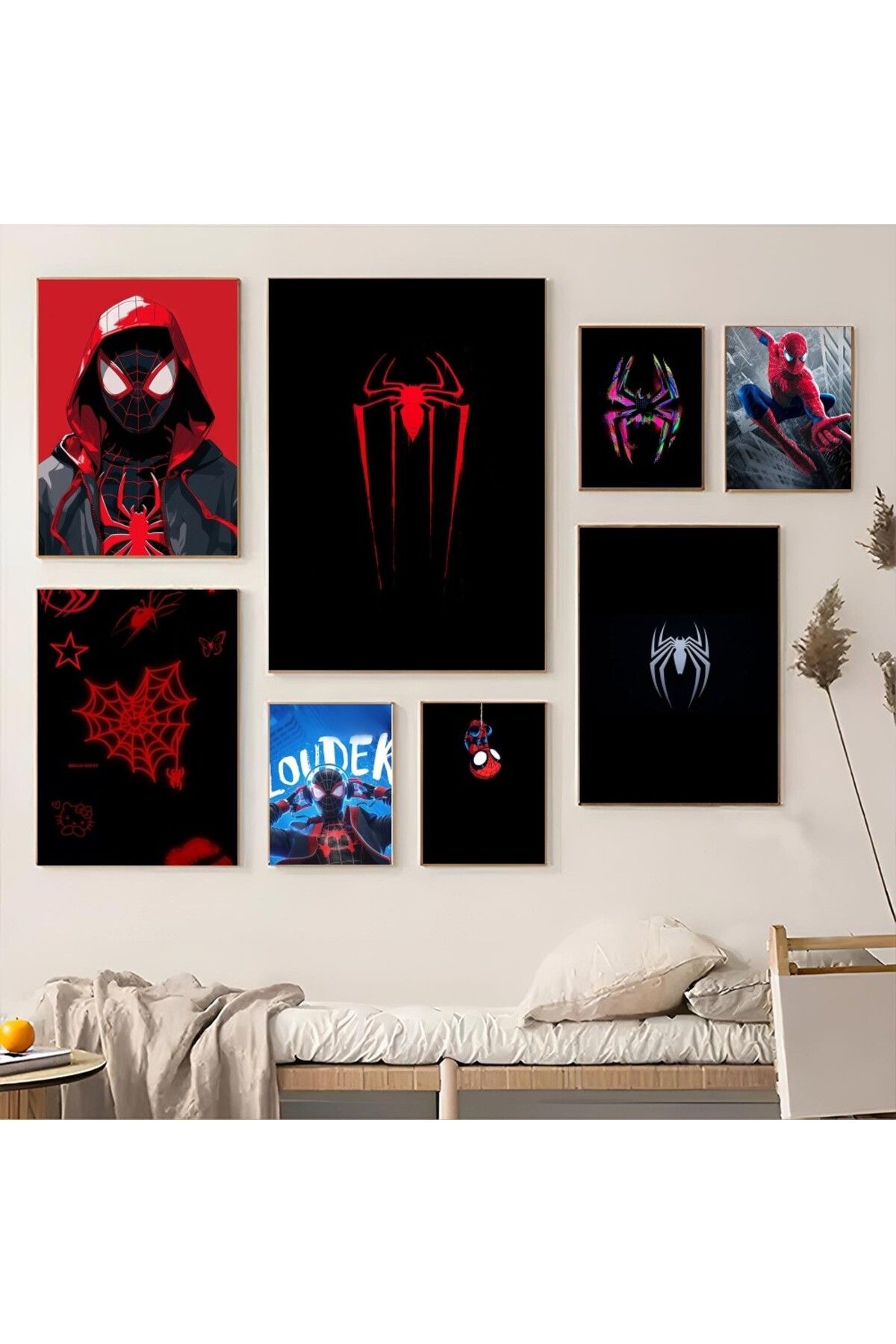 Choice-1PC Avengers M-Marvel Spidermans Poster Self-adhesive Art Waterproof Paper Sticker Coffee House B... 5