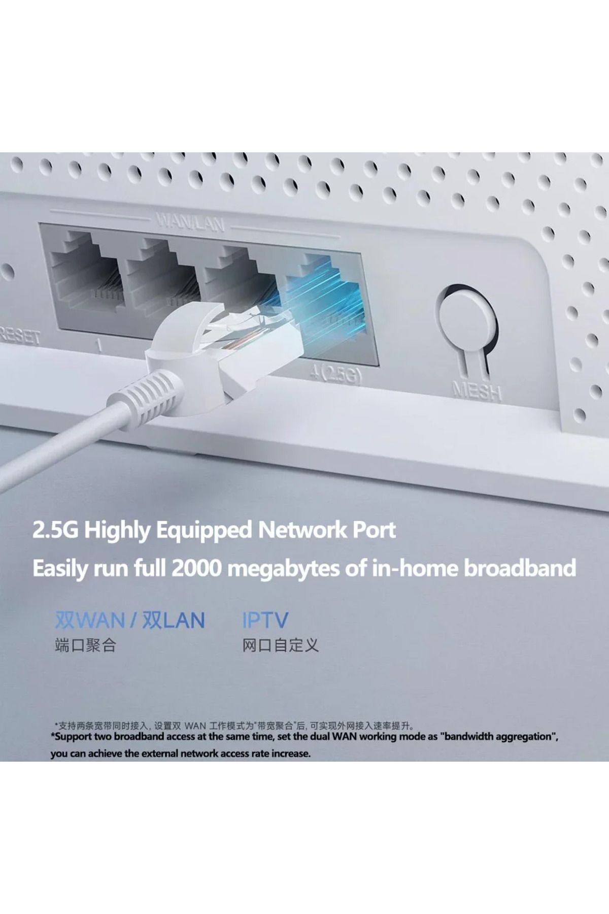 Xiaomi-Xiaomi Router BE5000 2.5G Wifi 7 Wiress Router Mesh Group 5GHz 2.4GHz MLO Dual Band Works with Xi... 4