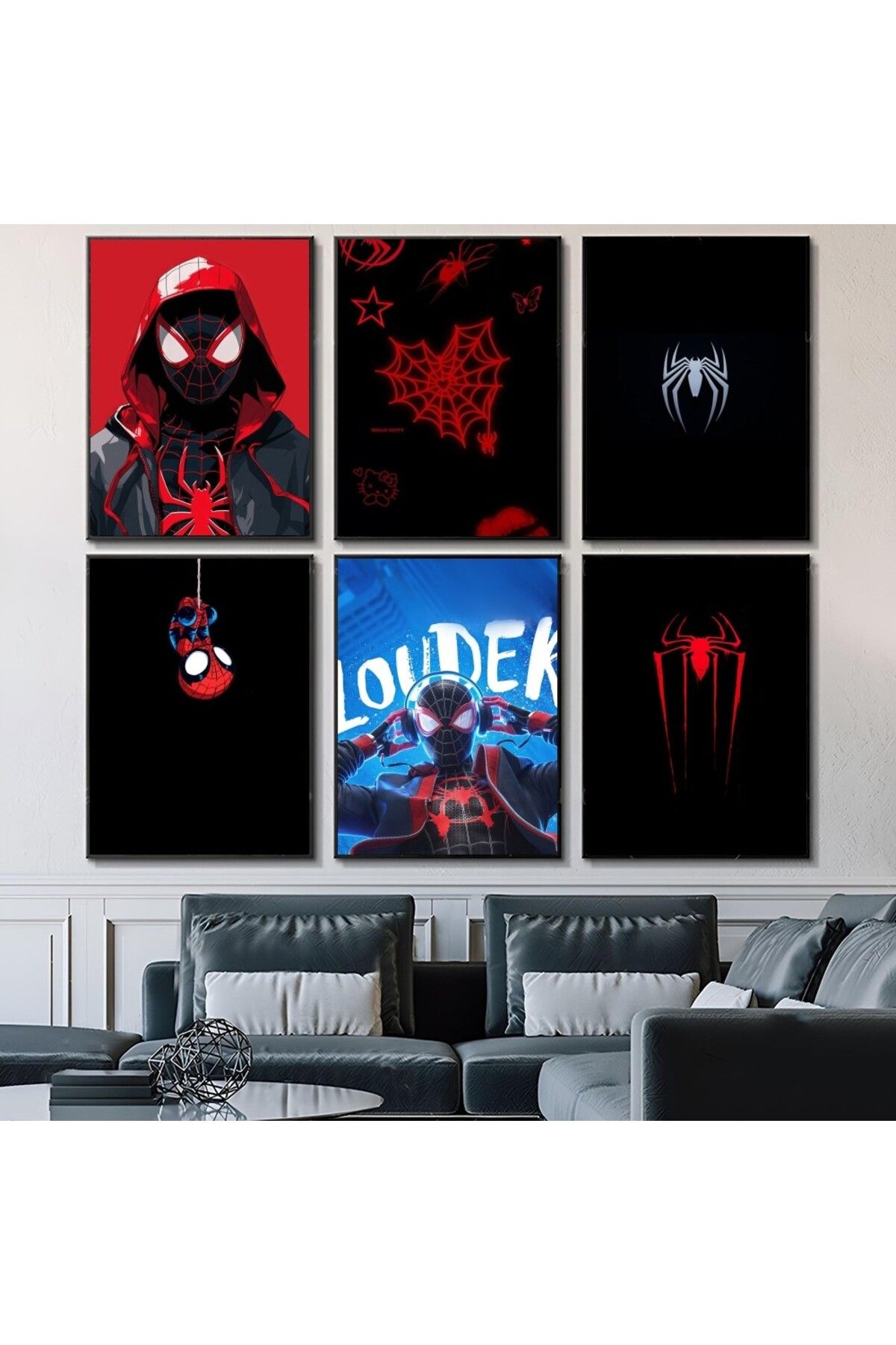 Choice-1PC Avengers M-Marvel Spidermans Poster Self-adhesive Art Waterproof Paper Sticker Coffee House B... 4