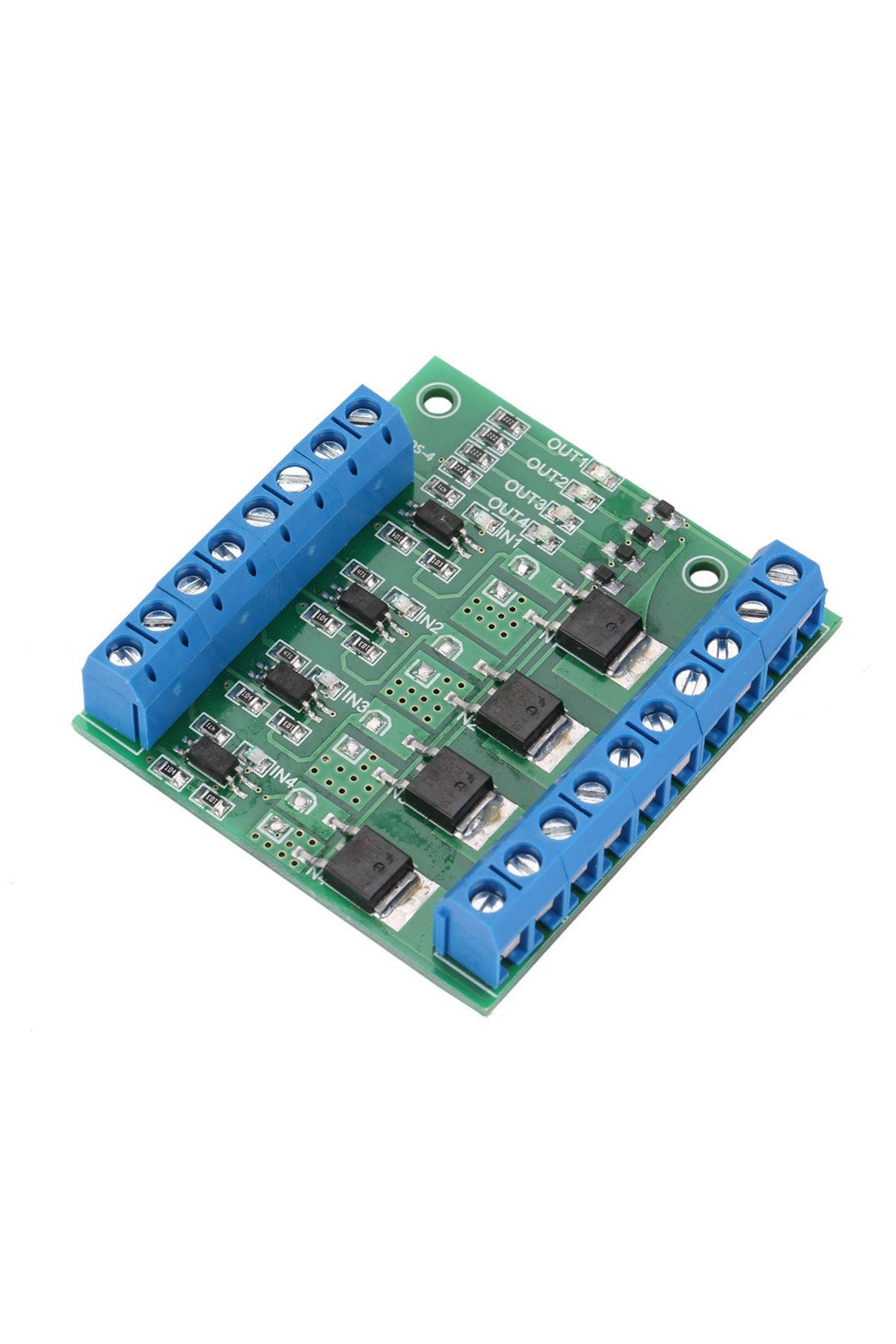 Choice-PWM 4-Channel MOS FET Module PLC Amplifier Circuit Board Driver Module 3-20V to 3.7-27VDC 10A 5