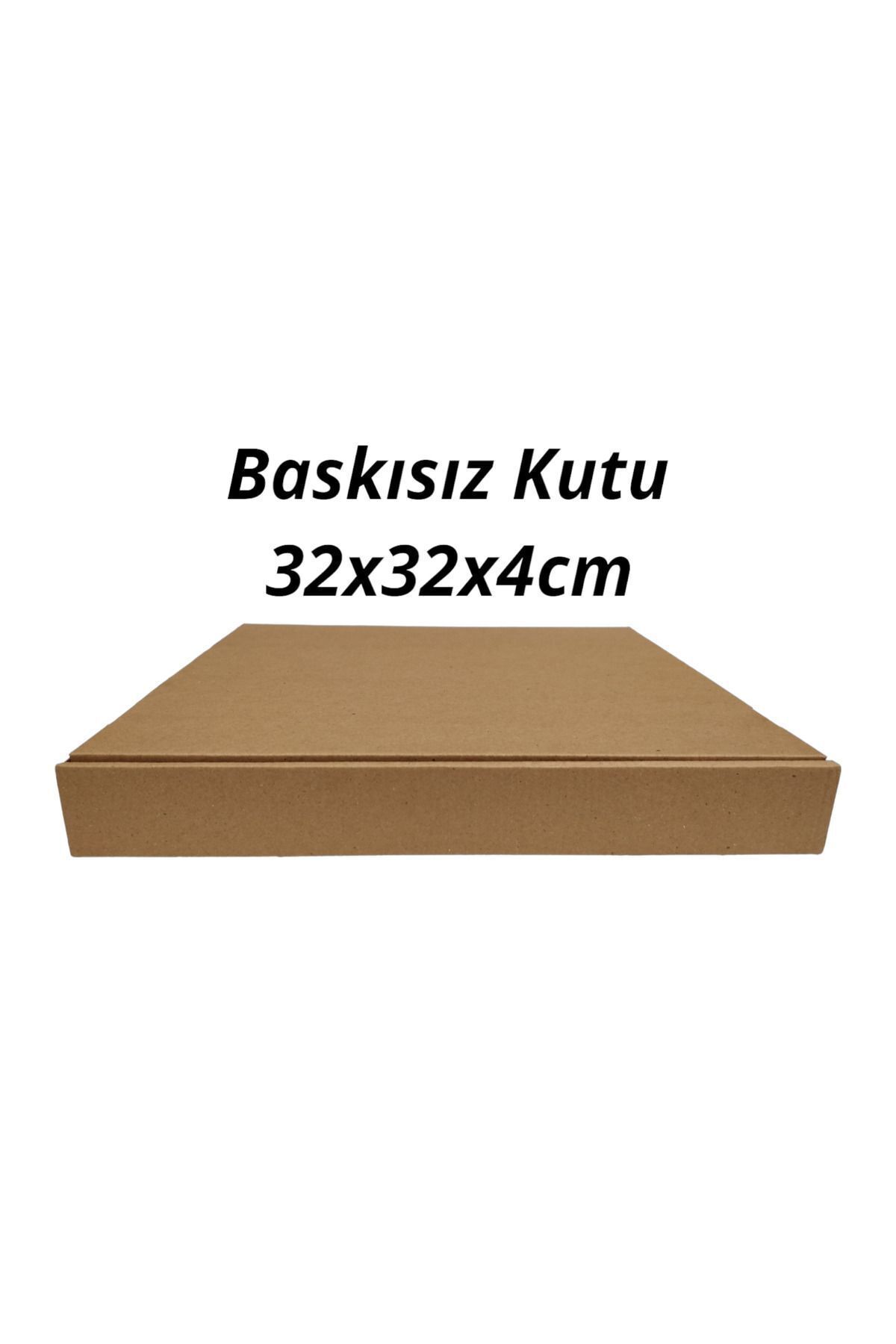Mikasso Baskısız Pizza Kutusu (32x32x4) 10 Adet kutu rengi 32 x 32 x 4 10'lu Pide Kutusu