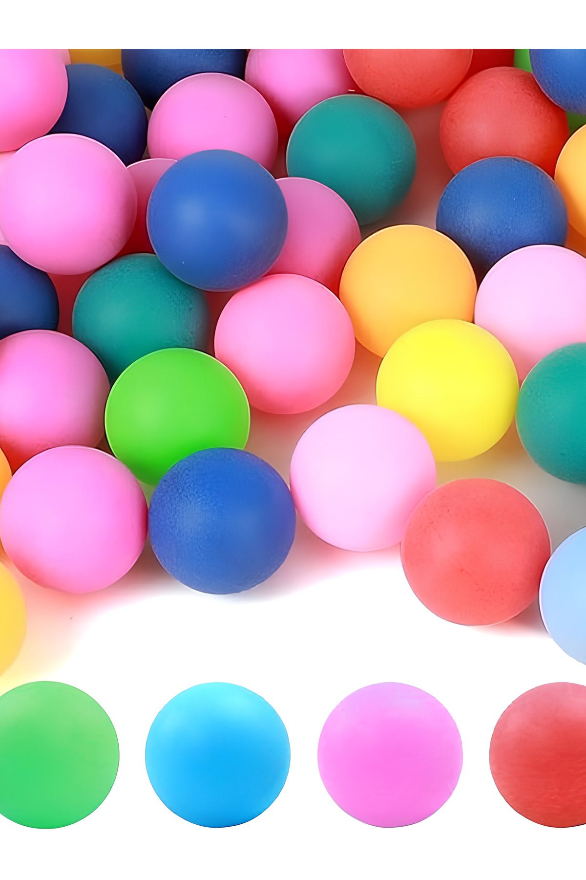 TuffY'S 12 Adet Karışık Renk Pinpon Topu - Masa Tenisi ve Oyunlar