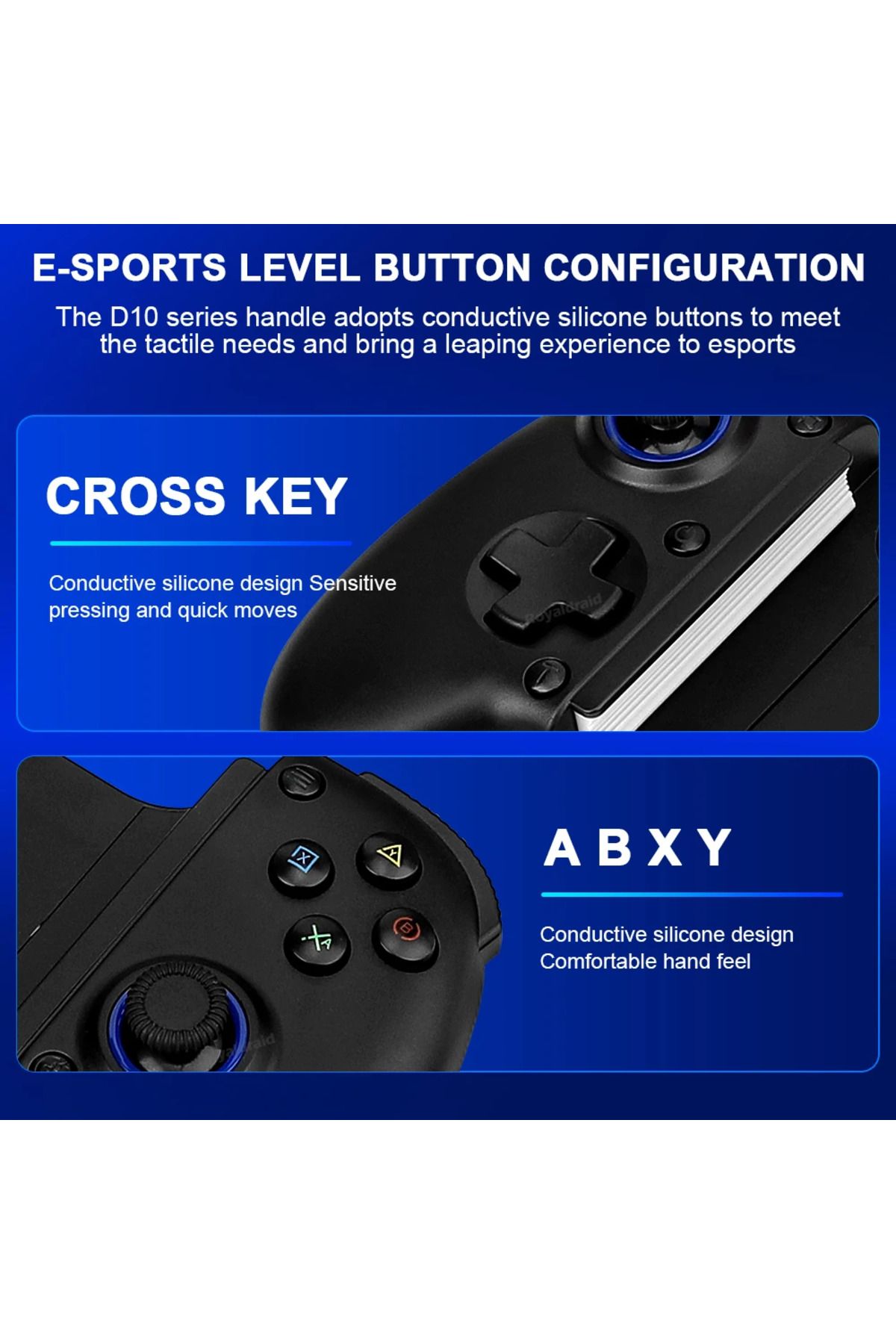 Choice-Hot Sale D10 D10S Stretching Cooling Wireless Game Controller For SWITCH/Android/Apple IOS Tablet... 7