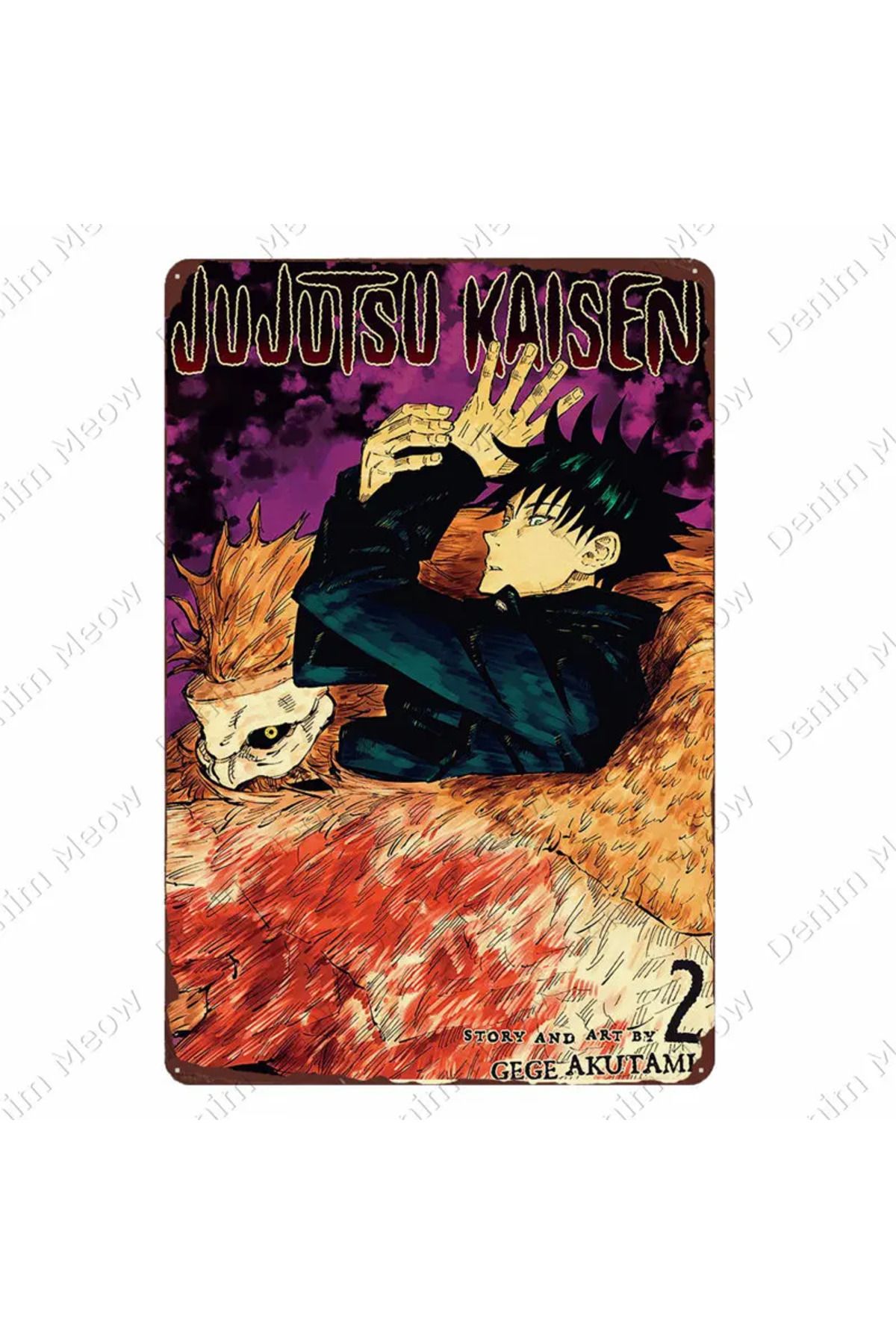 Choice-Jujutsu Kaisen Vintage Metal Poster, Anime Tin Sign, Bar, Pub Club, Cafe, Home Wall Decoration, G... 6