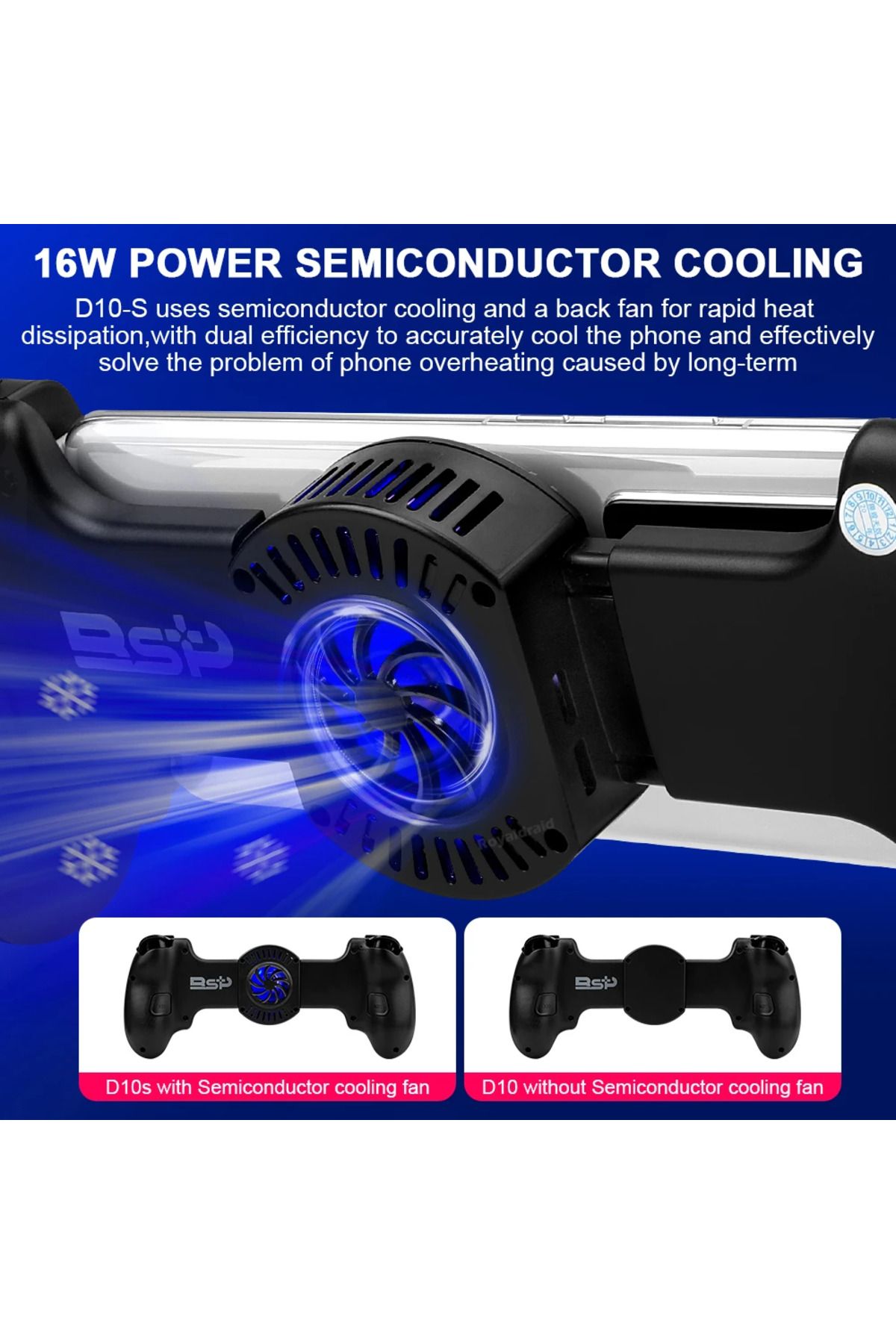 Choice-BSP Stretching Cooling Game Controller D10/D10S For SWITCH/Android For Apple-ios Tablet For PS3/P... 7