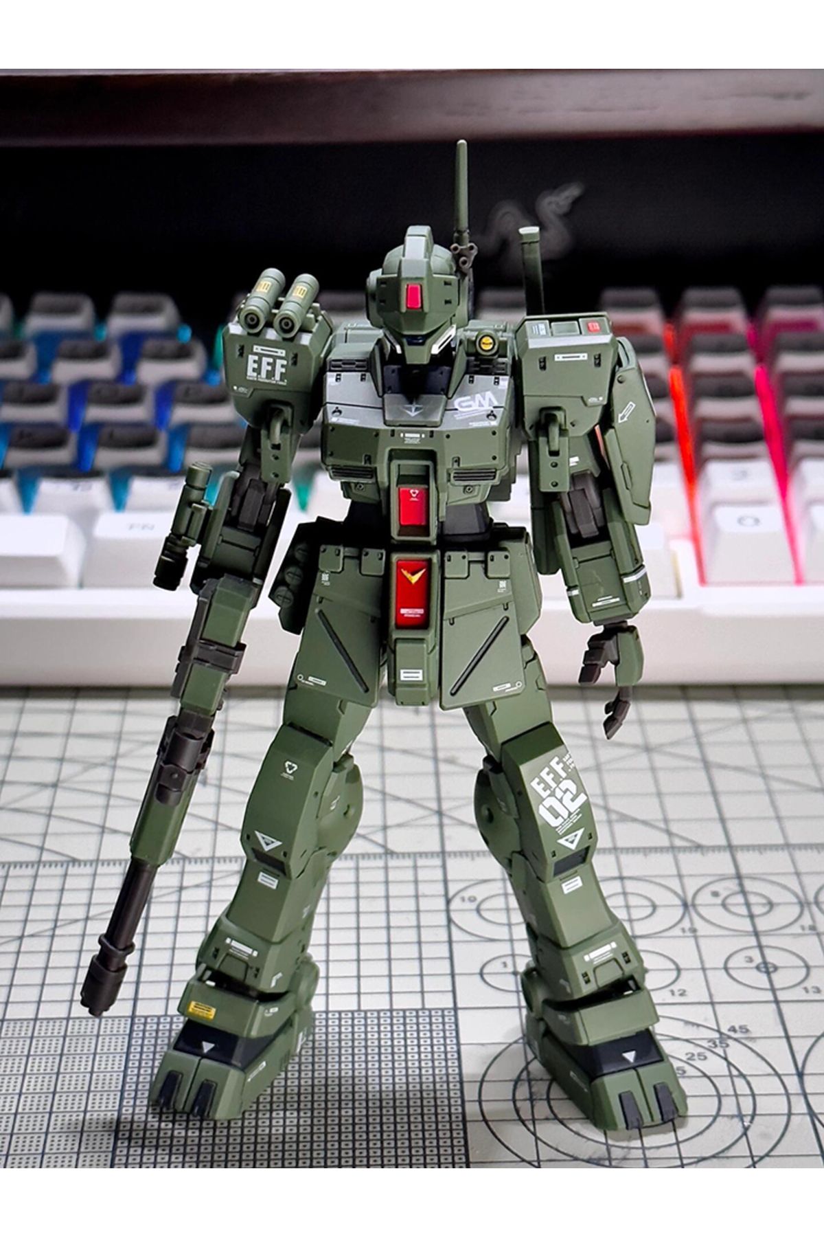 Choice-1/144 XFS HG RGM-79S GM Spartan Assembly Model Kit Collection Decorate Model Action Figures Fiugr... 4