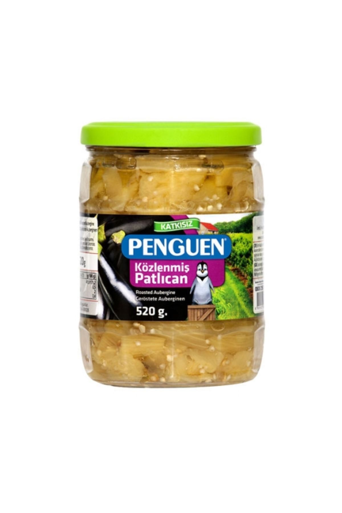 Penguen Közlenmiş Patlıcan 520 Gr. (24'LÜ)