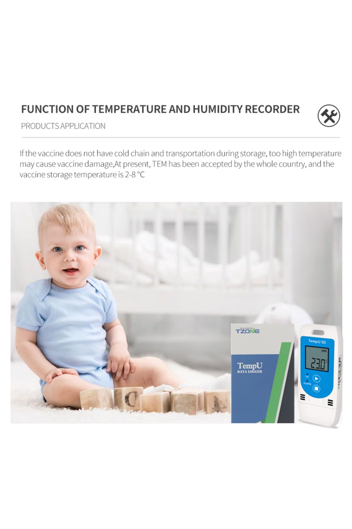 JUANJUAN-TempU 03 USB Temp & Humidity Data Logger Reusable RH TEMP Data Logger Recorder Humiture Recording... 5