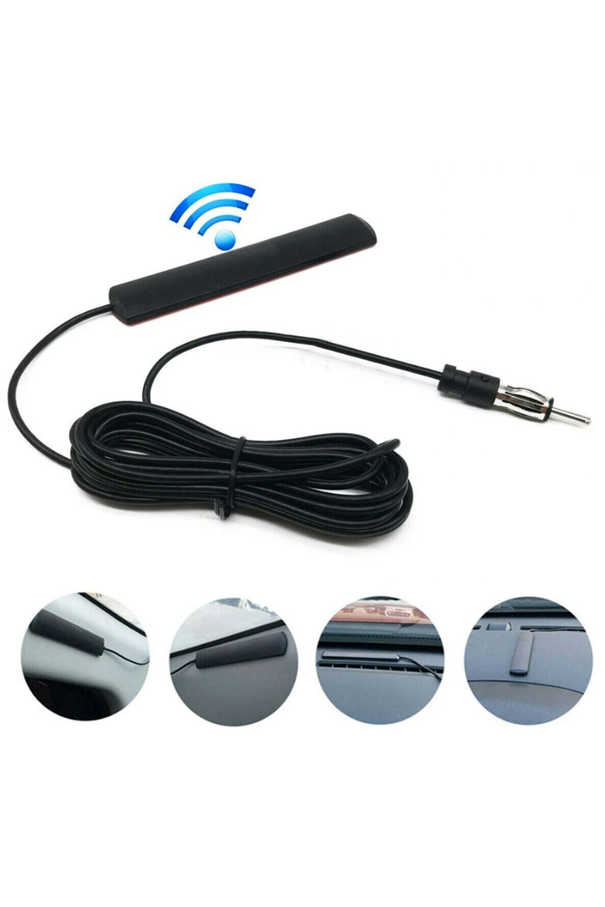 Choice-DC 5-12V Car Electronic Radio Antenna Car Hidden Amplified Antenna Signal Amplifier Booster Anten... 2