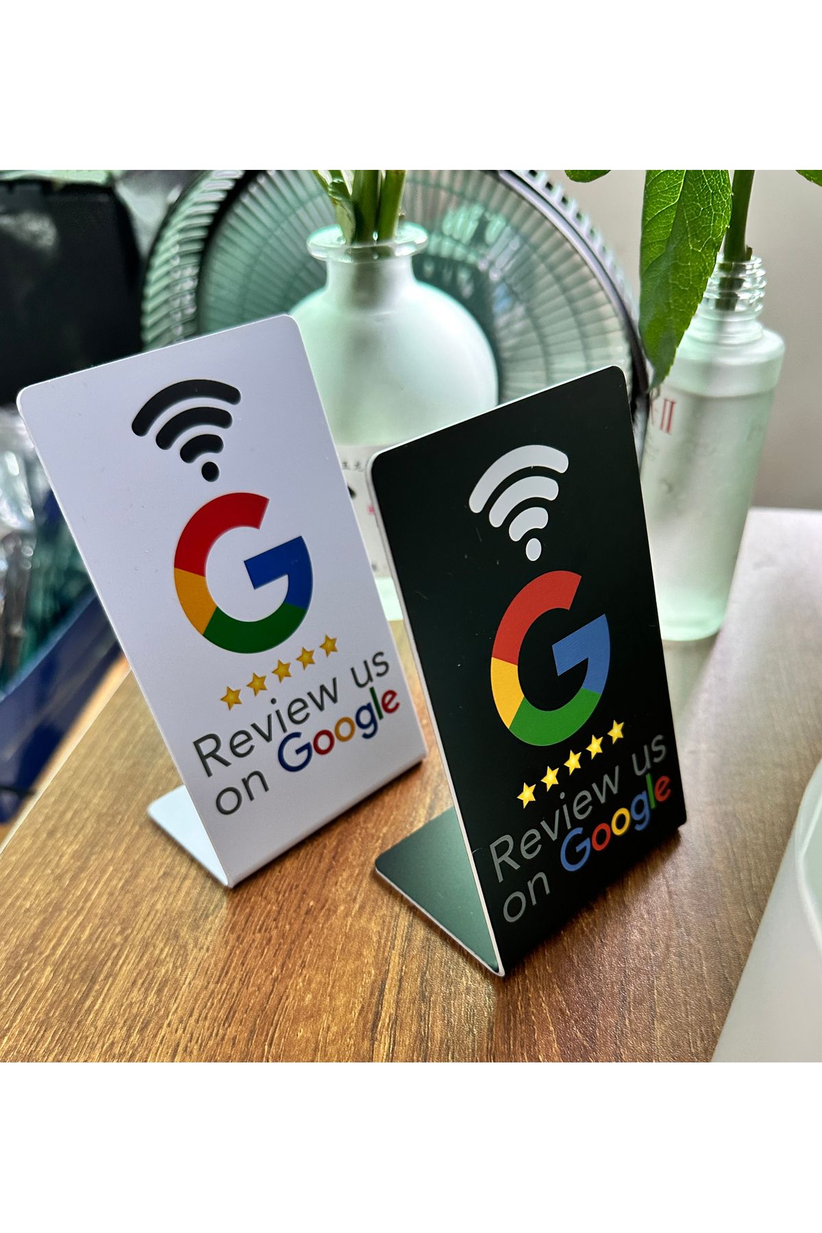 Guang Hongrun-13.56Mhz Programmable Google Review Card NFC Station Table NFC Google Reviews On Display Bending ... 3