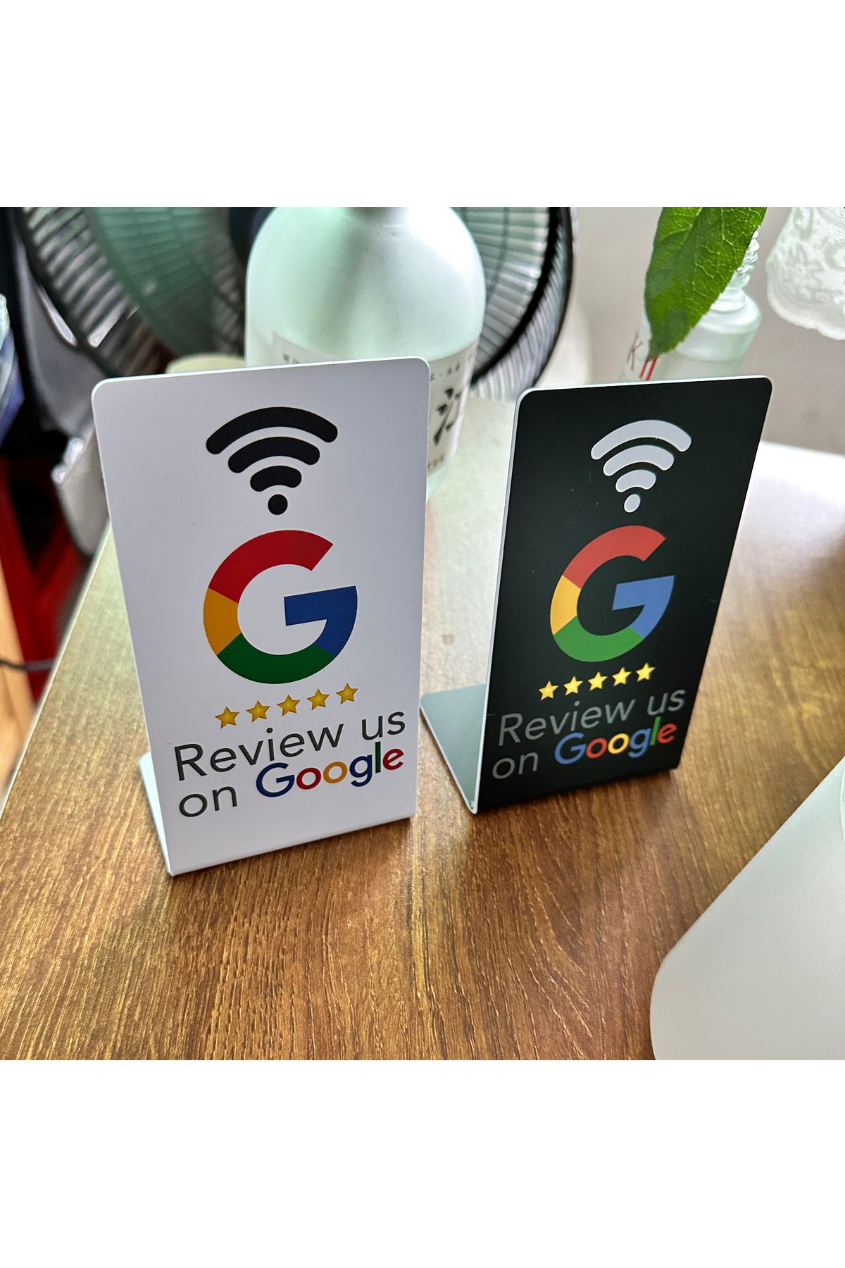 Guang Hongrun-13.56Mhz Programmable Google Review Card NFC Station Table NFC Google Reviews On Display Bending ... 2