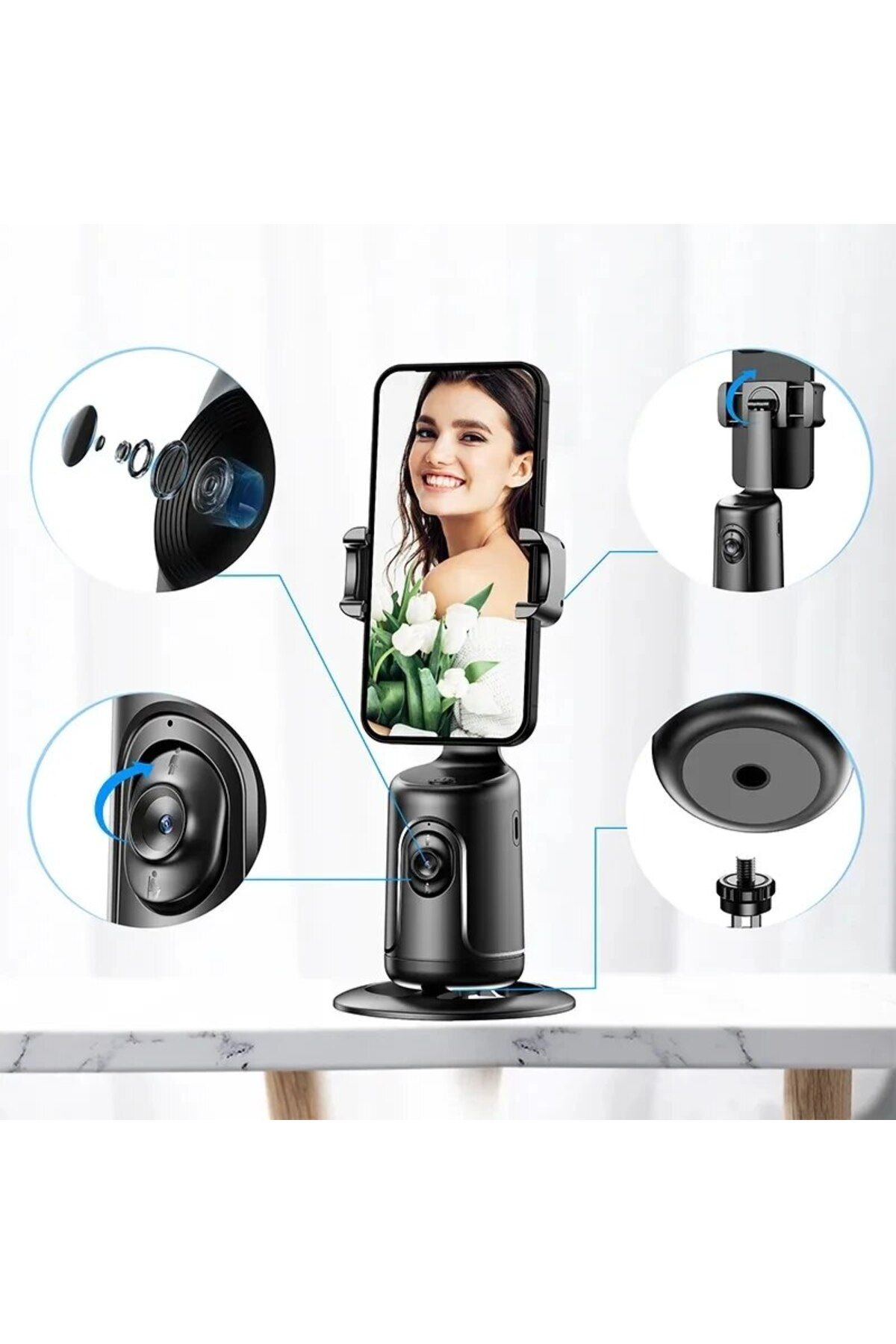 Choice-360 Auto Face Tracking Shooting Gimbal AI Camera Recognition Body Track Intelligent Follow Live S... 5