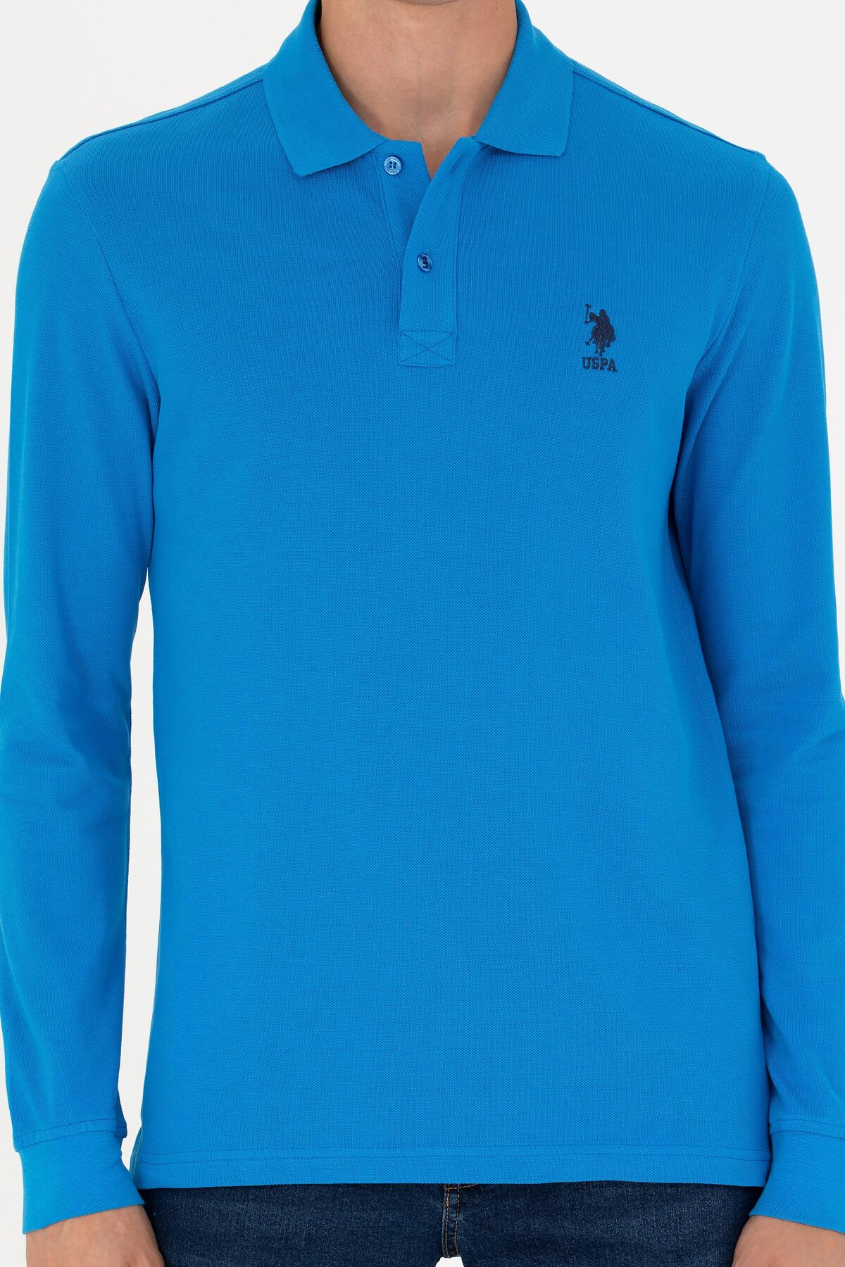 سویشرت مردانه کبالت U.S. Polo Assn. مدل 50276503-VR077 — 6