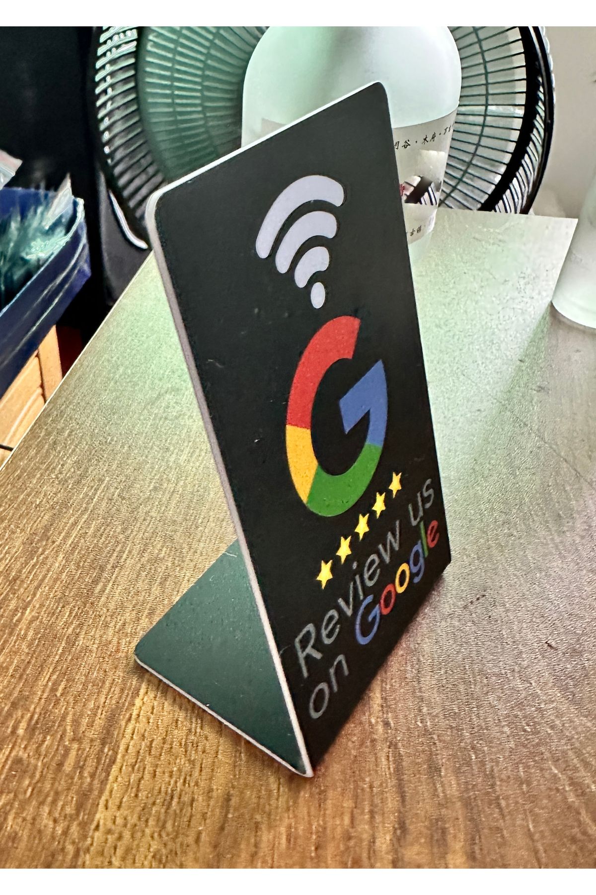 Guang Hongrun-13.56Mhz Programmable Google Review Card NFC Station Table NFC Google Reviews On Display Bending ... 1