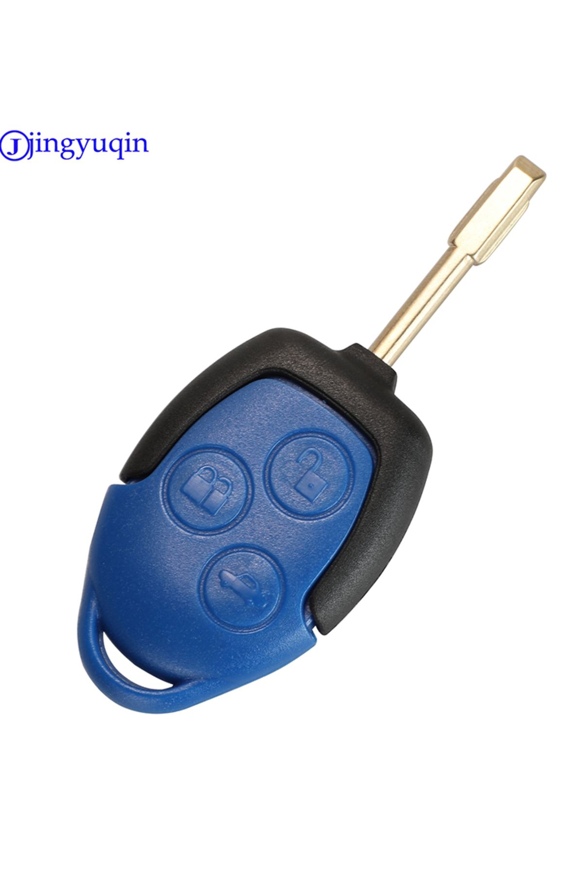 jingyuqin-10ps 3 Buttons Transit Connect Set Remote Car Key Shell Cover For Ford Transit Blue Case 7