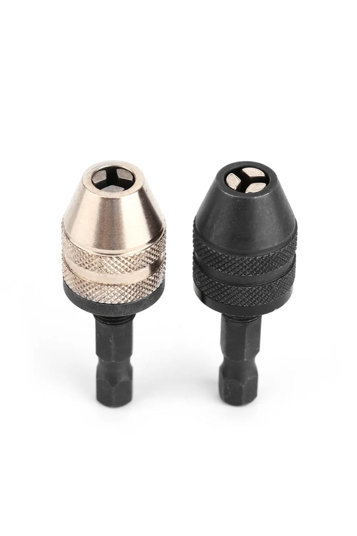 Noreter-1pc Keyless Drill Chuck Screwdriver Impact Driver Adaptor 1/4 '' Hex Shank Drill Bit Tool Convert... 2
