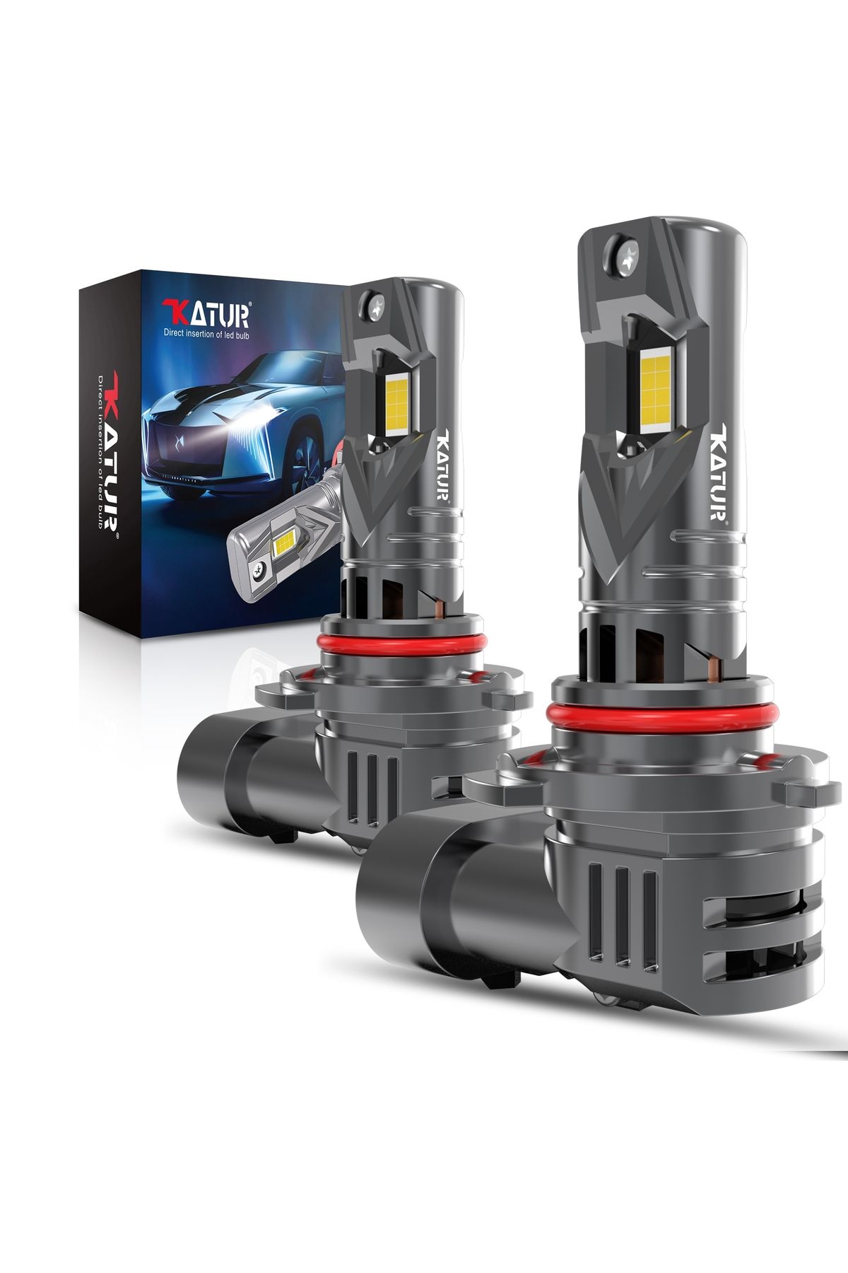 Choice-H11 With Fan Katur 2x H8 H11 Led Car Light Headlight New 100w 20000lm Led Canbus Turbo Fog Lamp 6000 1