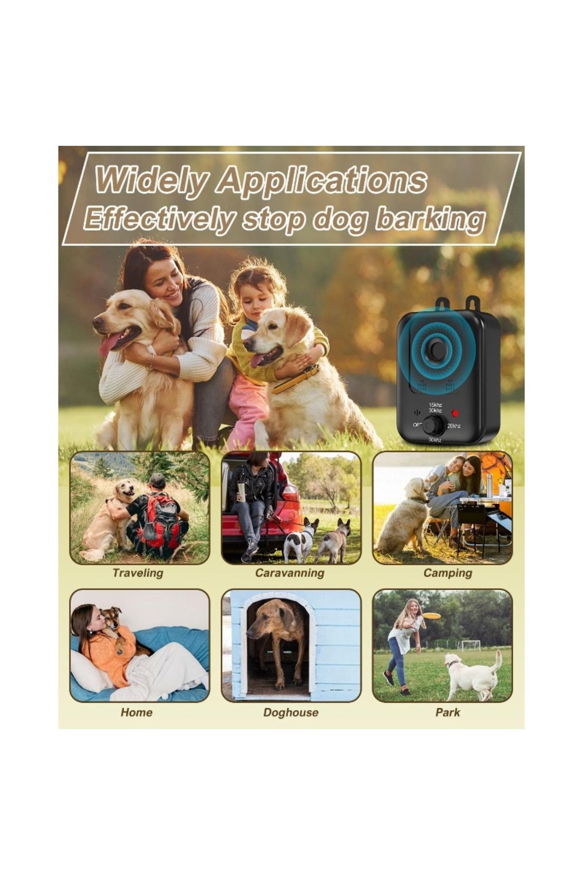 Choice-Ultrasonic Dog Repellent Anti Barking Device Dog Barking Control Device Stop Barking Dog Suitable... 6