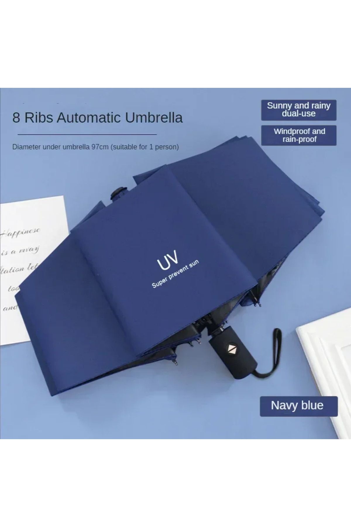 Choice-Mini Folding Automatic Umbrella Anti UV Rain Sun Umbrella Fashion Portable Windproof Light Women ... 4