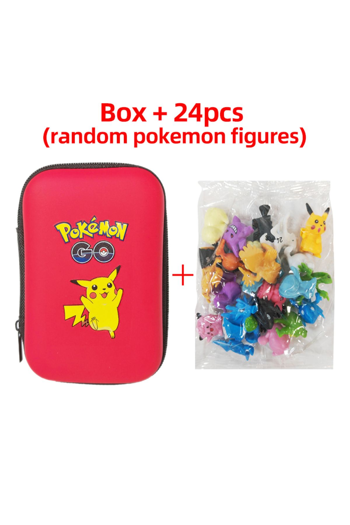Choice-Box With Figure 24pcs/bag Pokemon Figures Toy 2-3cm Bulk Anime Mini Doll Lot Pikachu Figurine Small 1