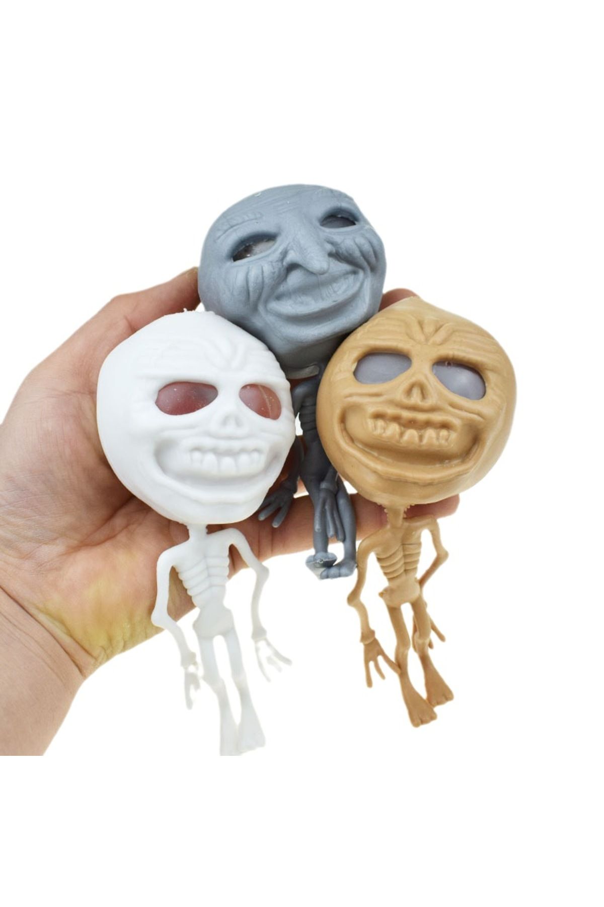 GSF-Funny Gothic Squeeze Skull Toys Squishy Horror Skull Stress Relief Vent Kneading Decompression To... 5