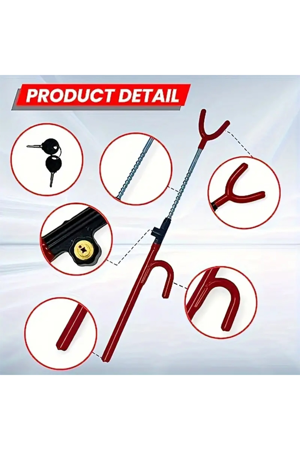 Shunmaii-U-Shaped Telescopic Lock Light Industrial Power Possess Interlock Automatic Monster Lock 6