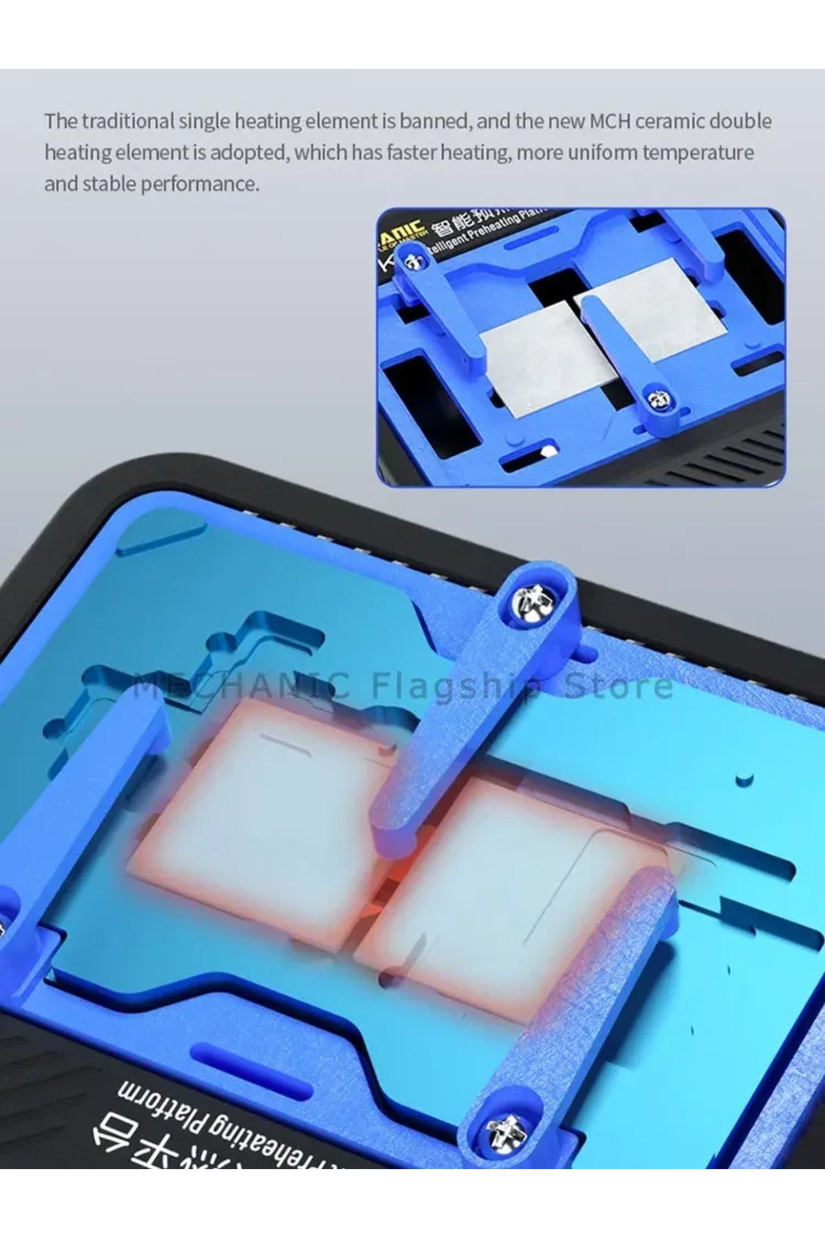 Choice-MECHANIC HEAT KIT Intelligent Reflow Heating Platform for IPhone X-15PM Motherboard PCB CPU Degum... 6