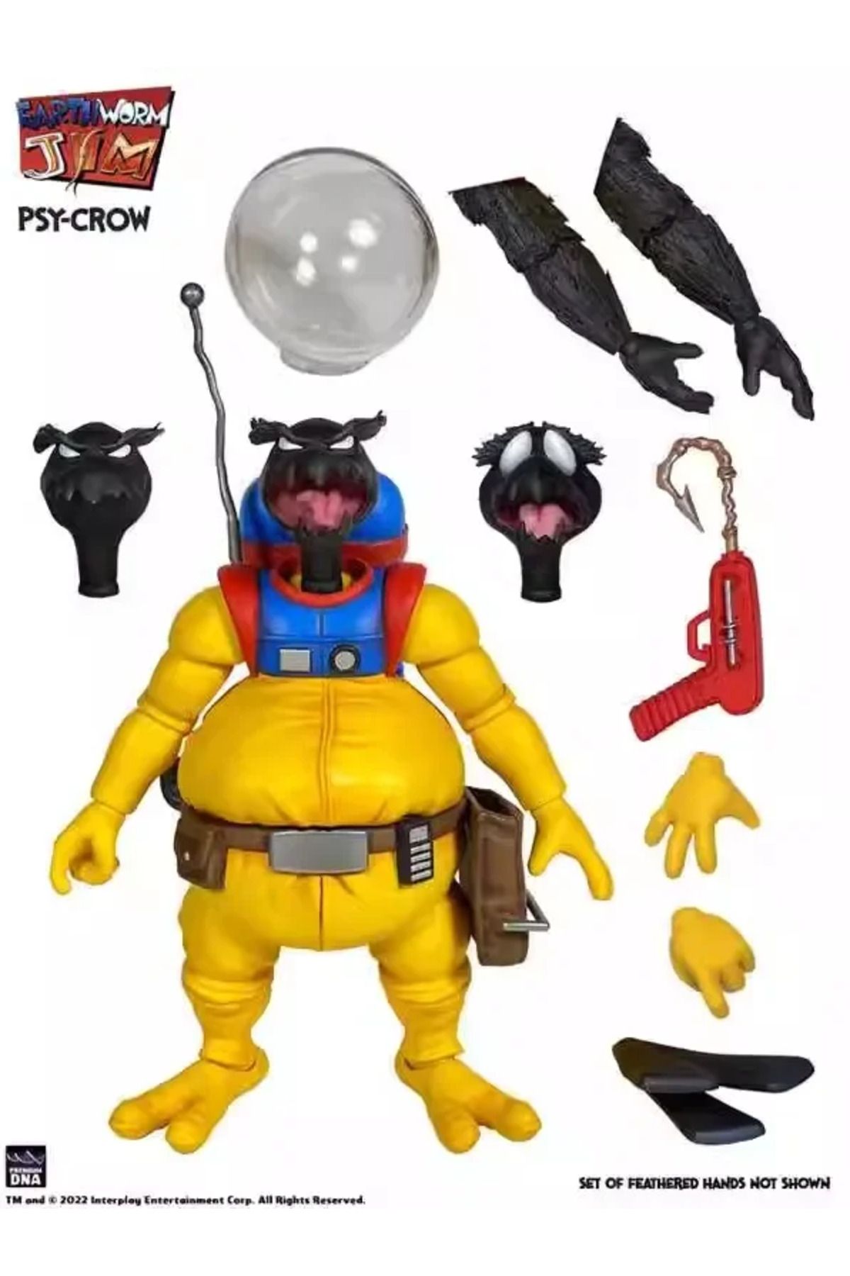 Choice-Pdna 1/12 Earthworm Jim Figure Psy Crow Bob The Killer Professor Monkey For A Head Game Action Fi... 5