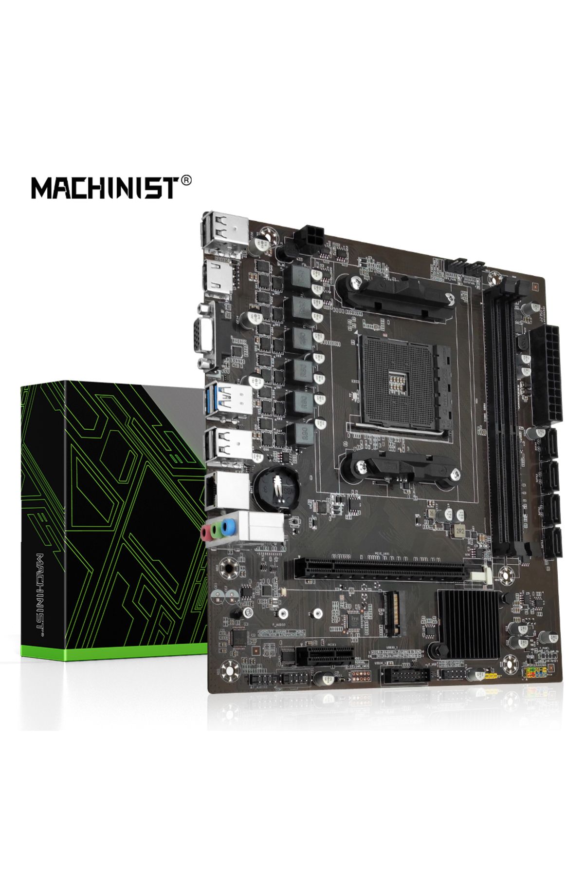 Choice-Motherboards Machinist B450 Motherboard Amd Support Ddr4 Desktop Ram Am4 Cpu Slot Nvme Ngff M.2 Usb 1