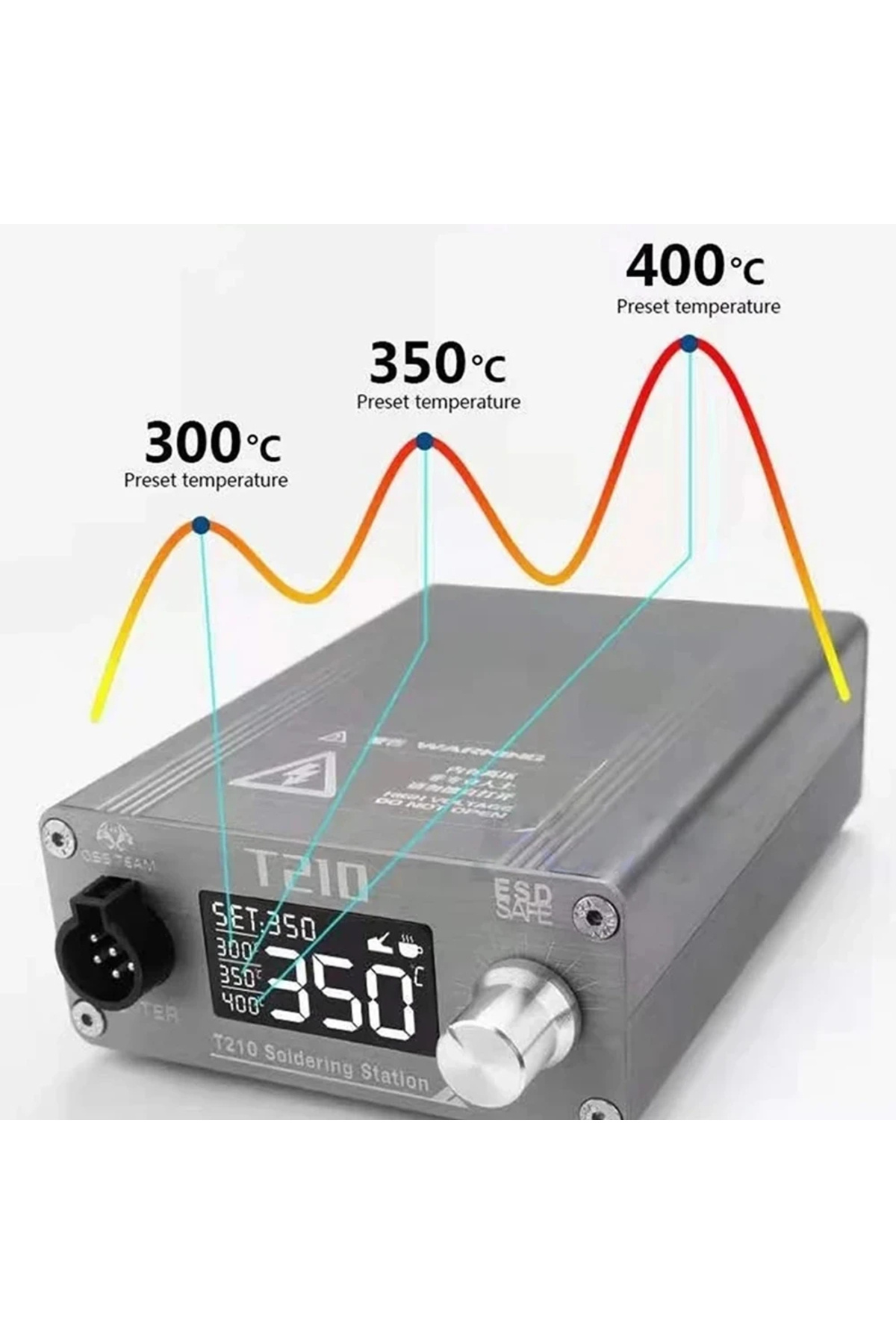 TOOKKS-OSS T245 T210 T115 Soldering Station Professional Precision / 120-450C /Soldering Station for Pho... 6