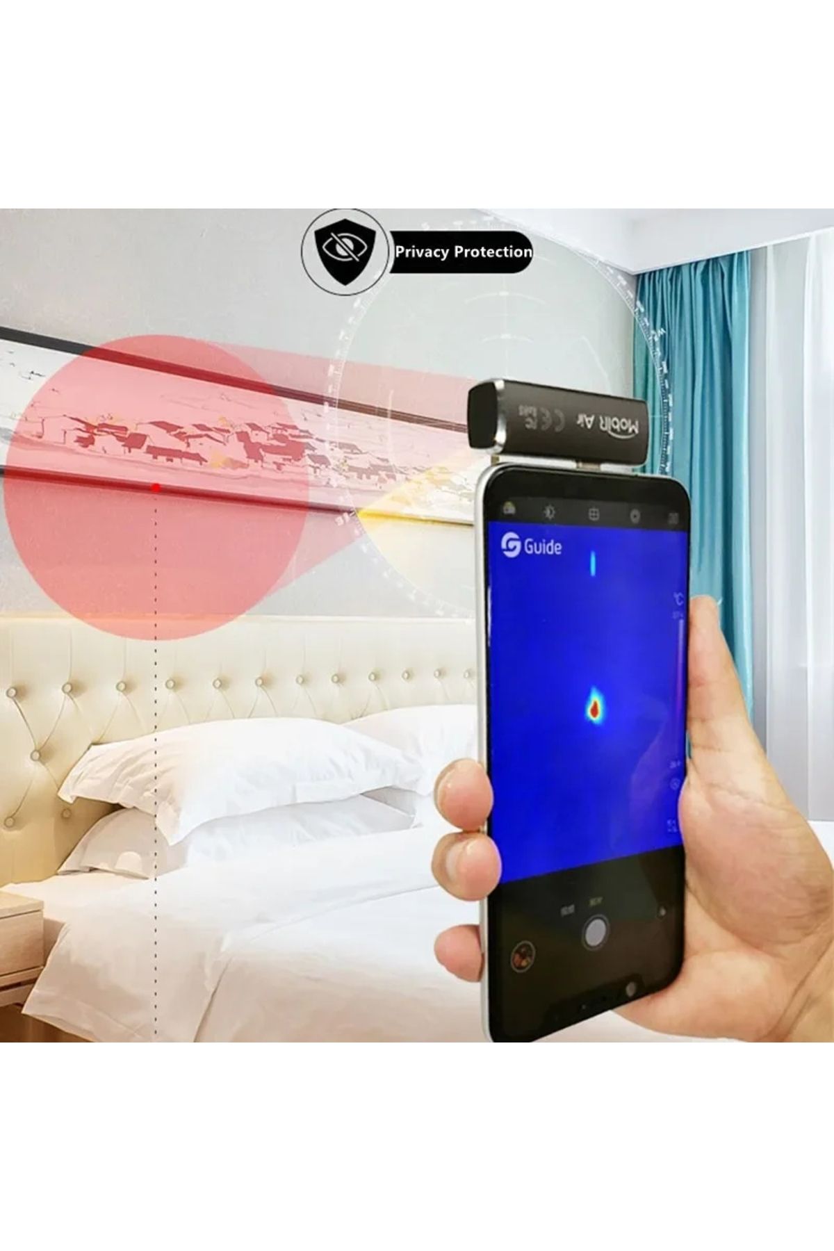 Choice-Guide Mobir Air Thermal Imaging Camera for iPhone & Android Phone Infrared Thermal Imager Inspect... 7