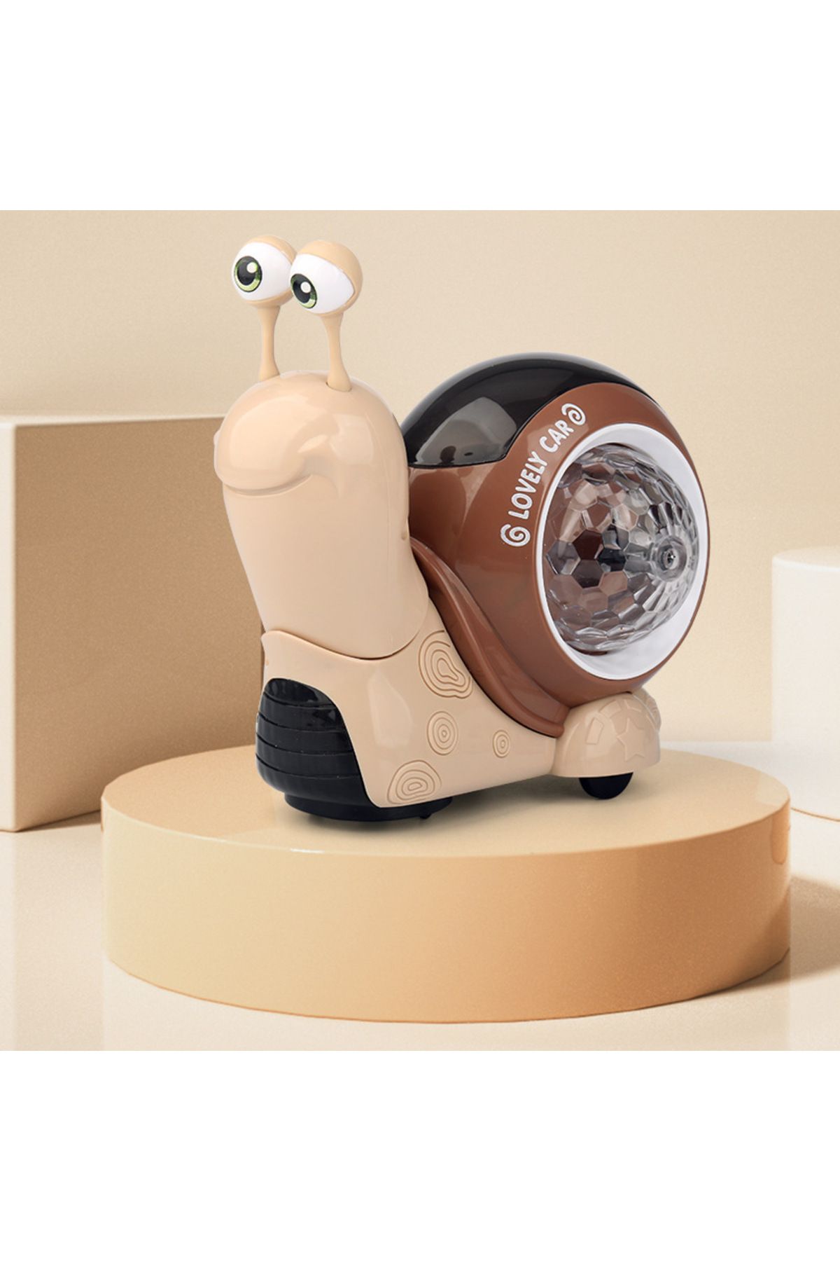 Choice-Crawling Snail Baby Toy,Electric Snail Walking Toy withl Music& Light,Tummy Time Crawling Toys fo... 1